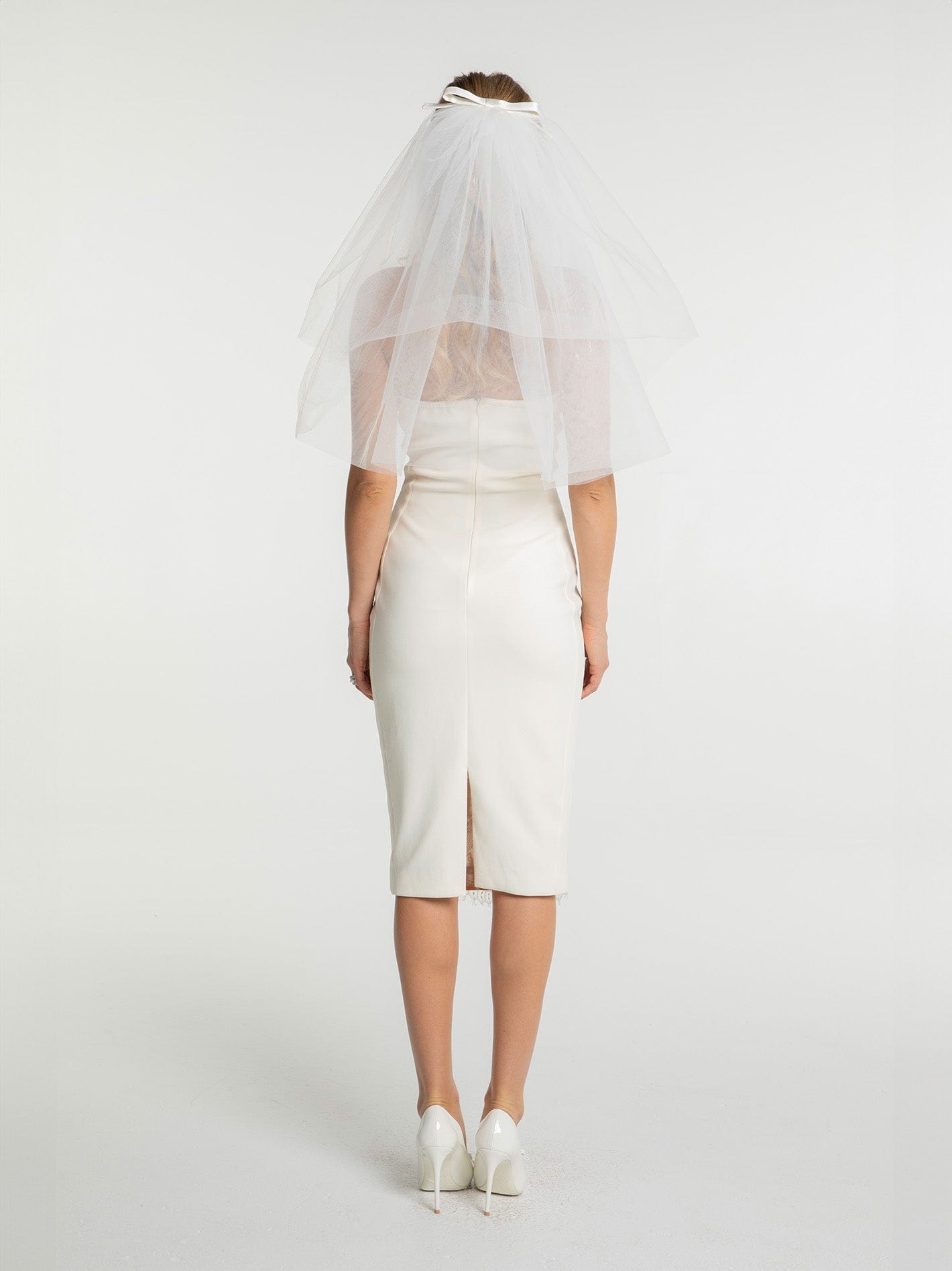 Elsa Lace Dress (White) made by Nana Jacqueline