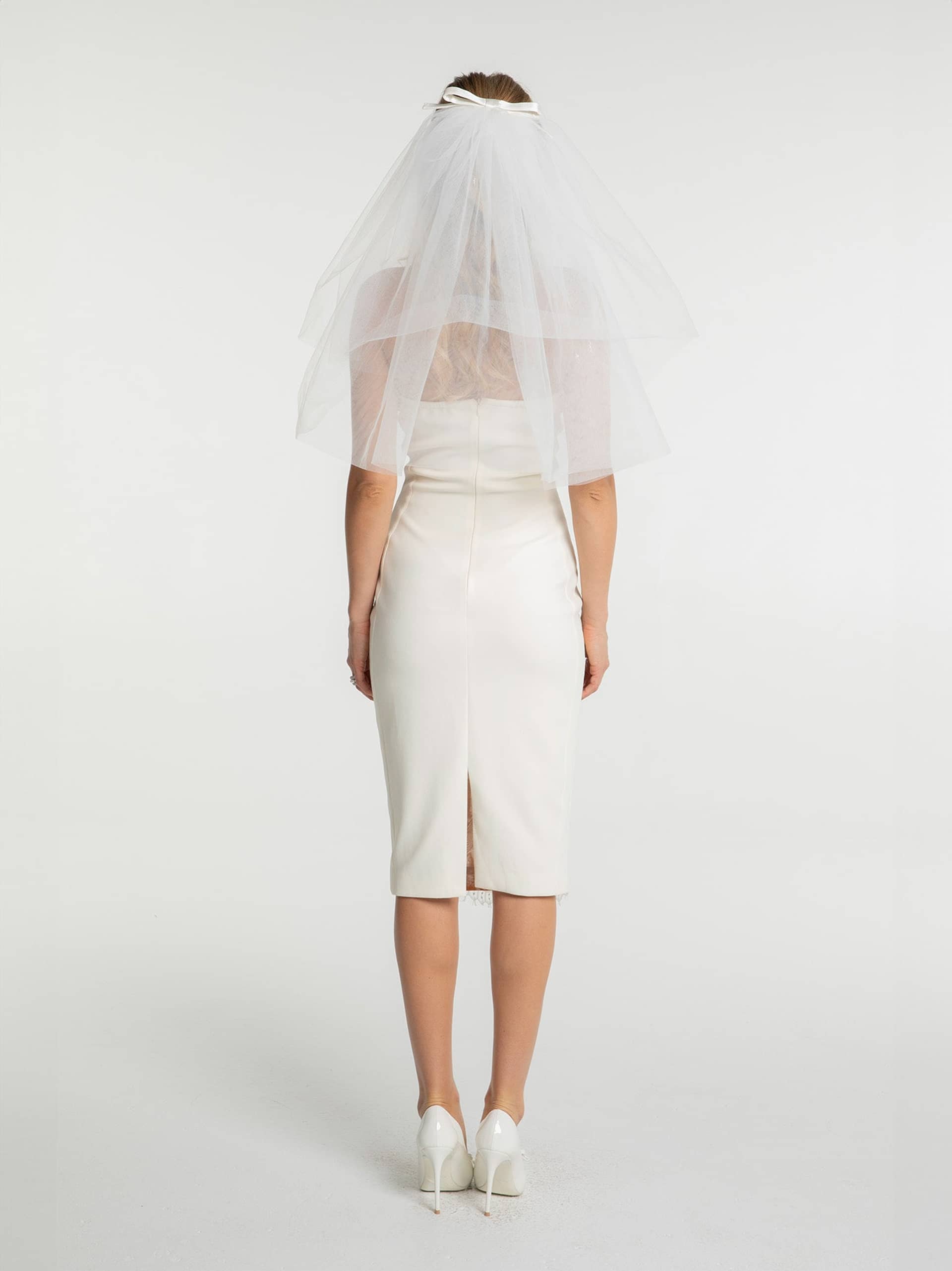 Elsa Lace Dress (White) made by Nana Jacqueline