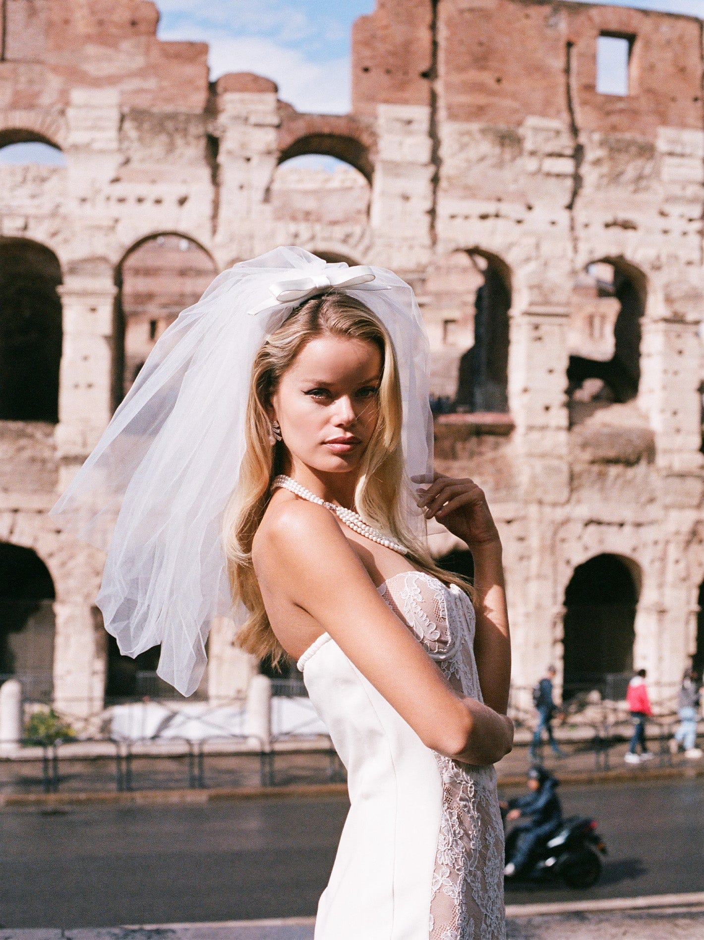 Elsa Lace Dress (White) made by Nana Jacqueline