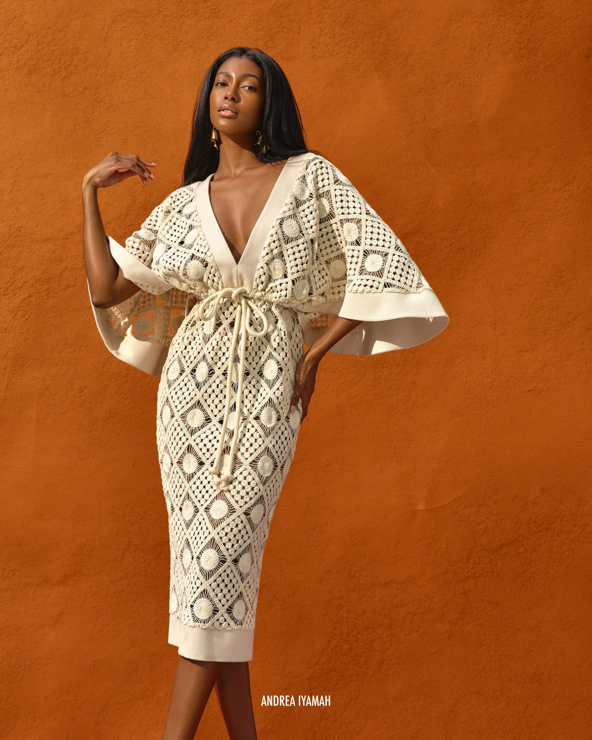 RAHI CROCHET DRESS made by Andrea Iyamah