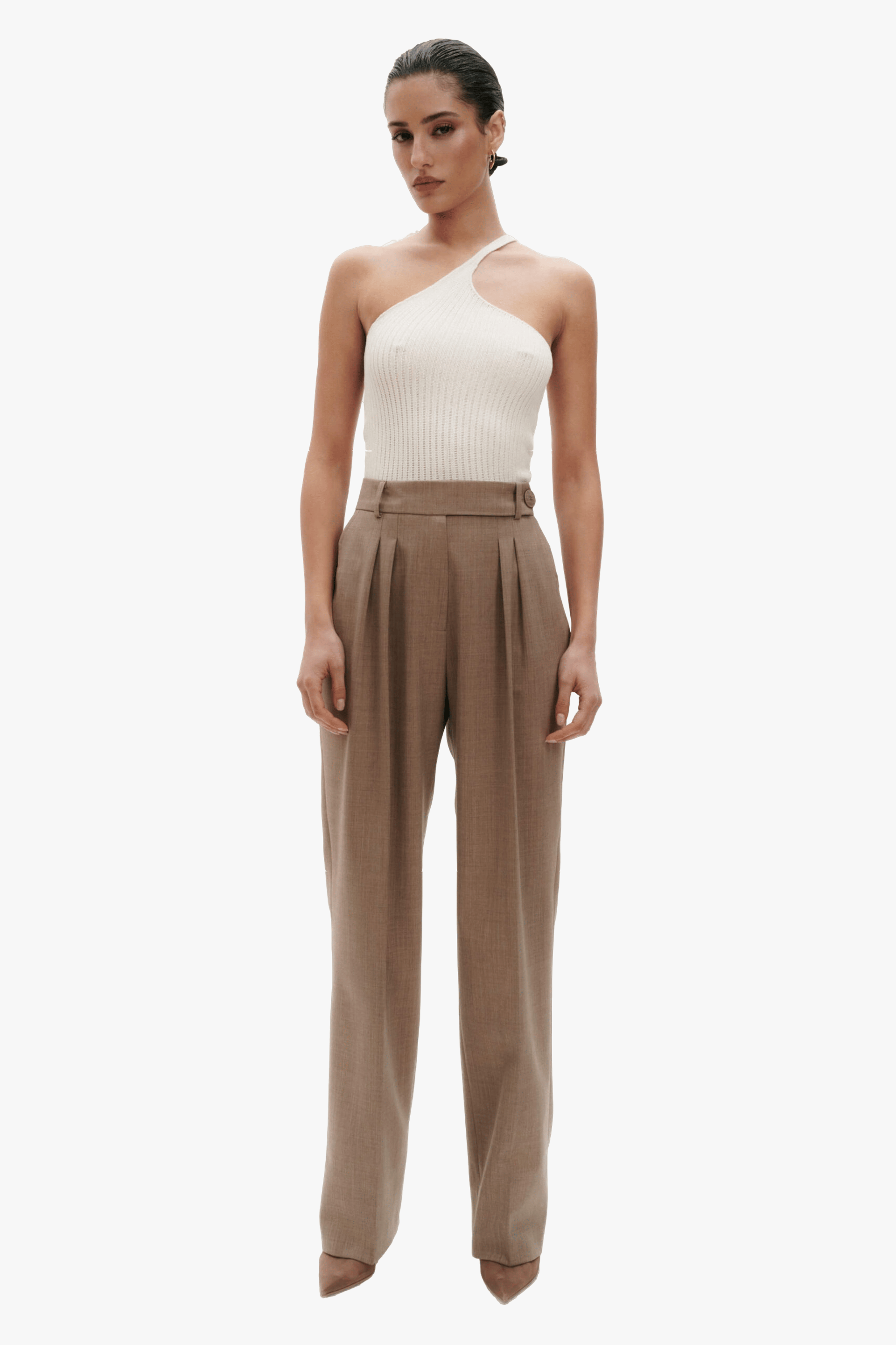 CARAMEL TROUSERS made by BENU Studio