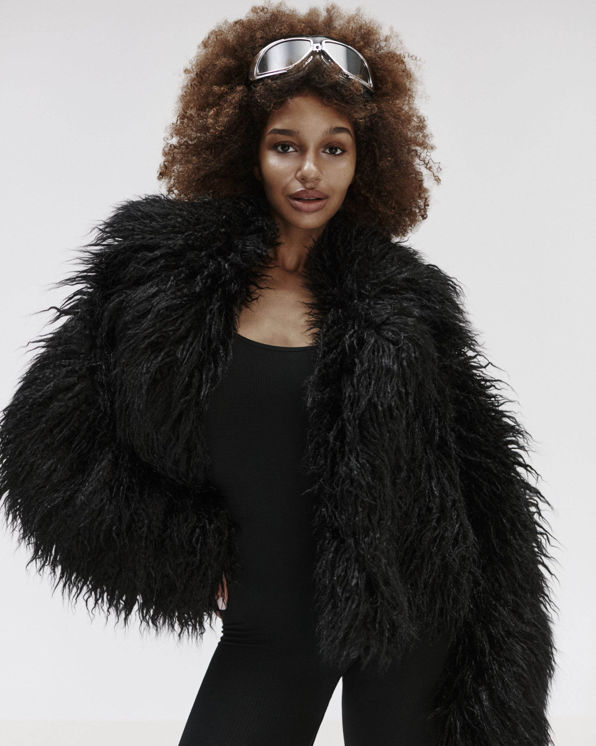 Short Woolen Fur made by YAVORSKA