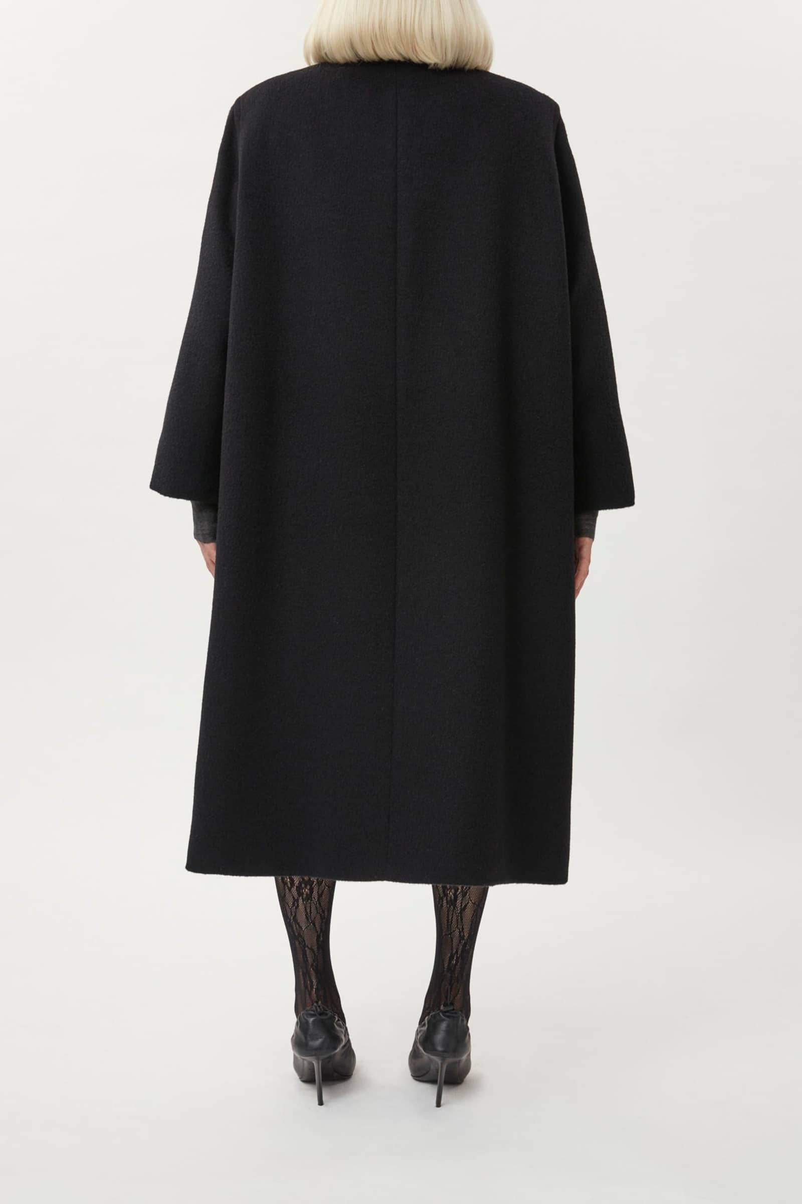 Wool Coat Sharp Long made by Gemme Collective