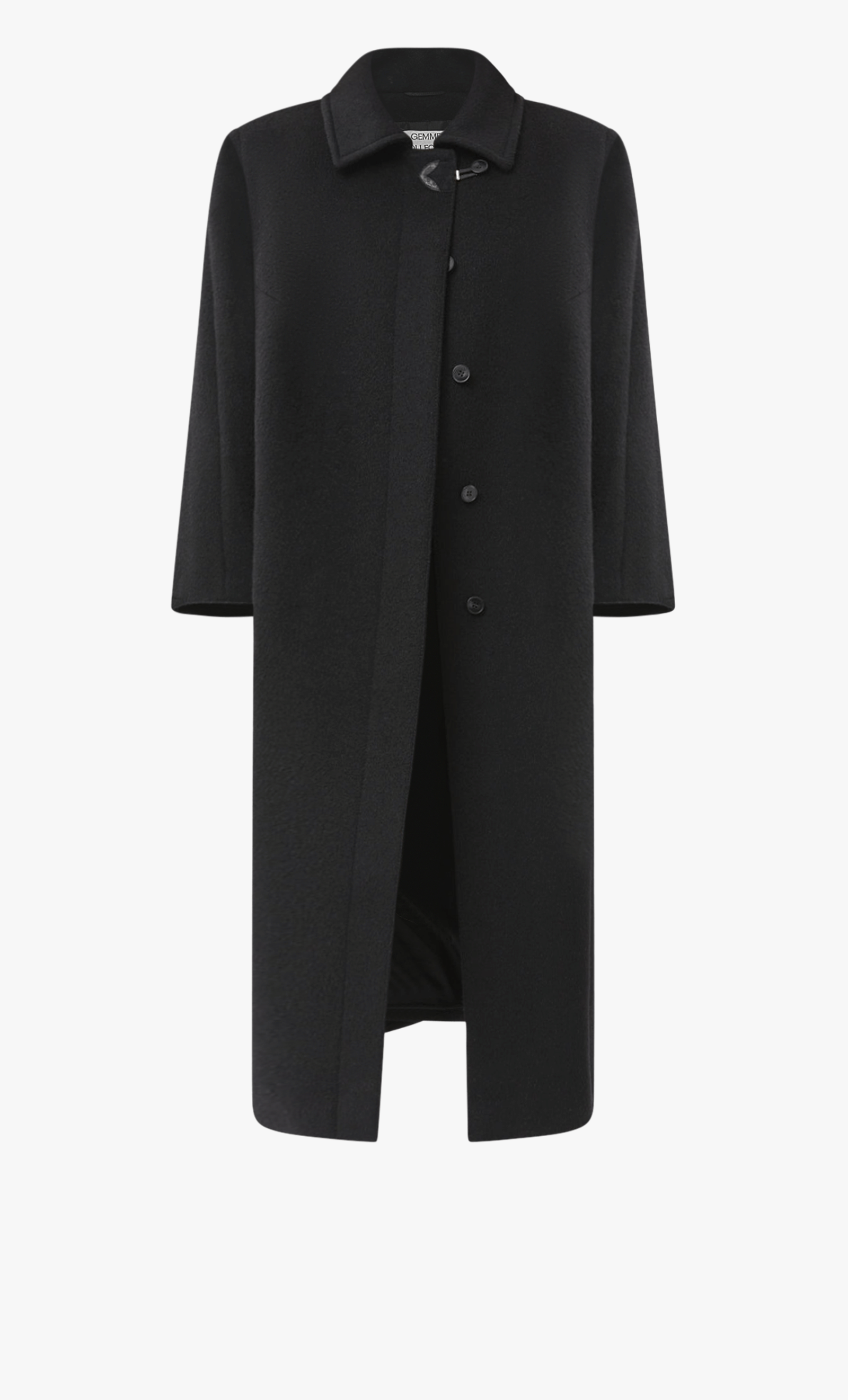 Wool Coat Sharp Long made by Gemme Collective