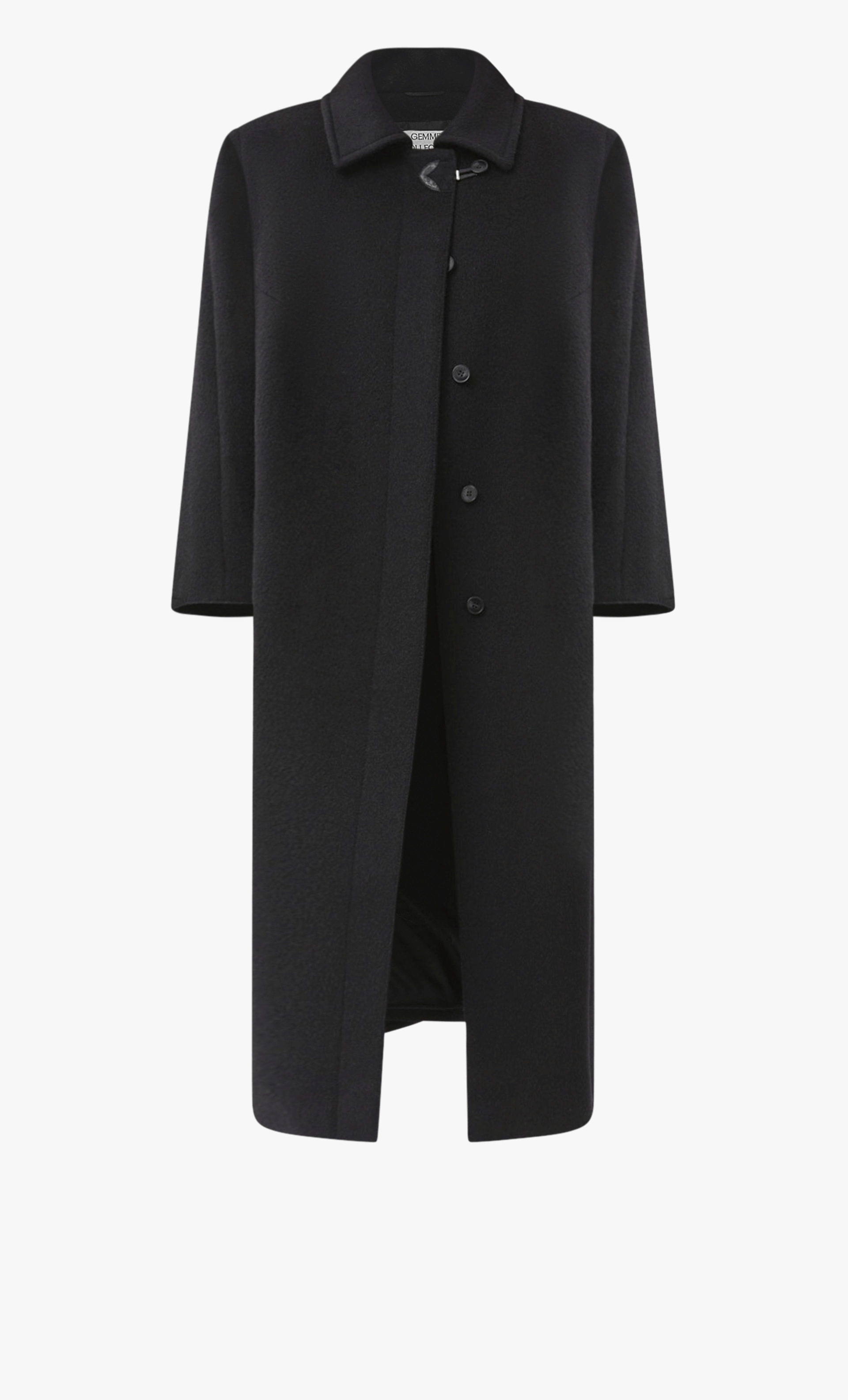 Wool Coat Sharp Long made by Gemme Collective