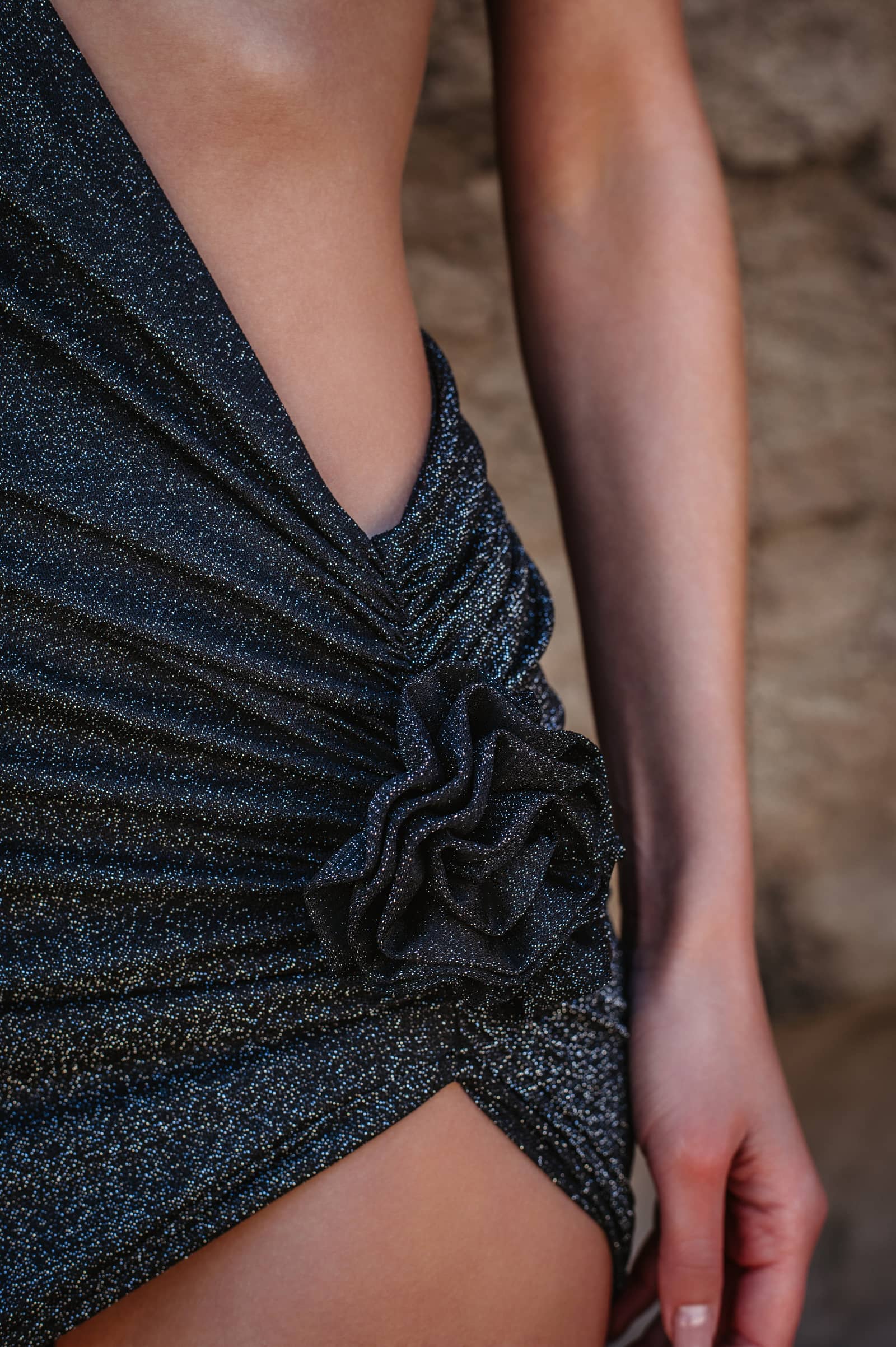 Azaria One-Shoulder Coverup made by Decolet The Label