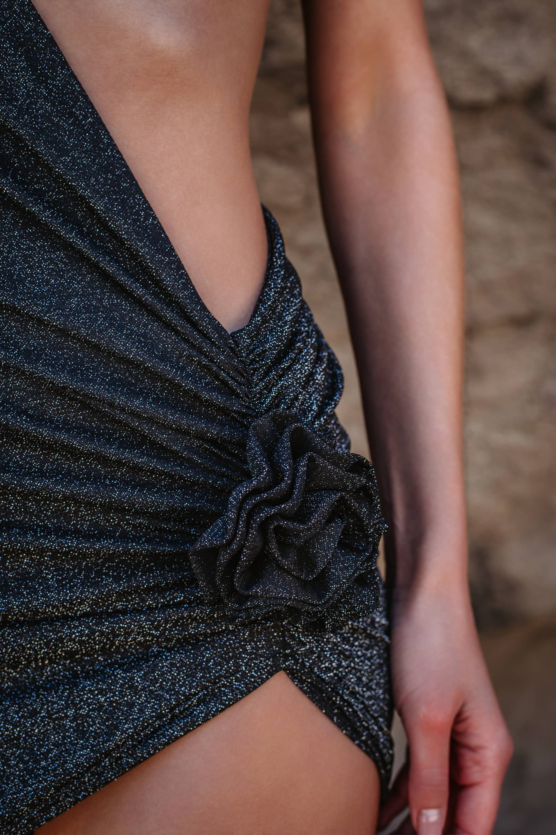 Azaria One-Shoulder Coverup made by Decolet The Label