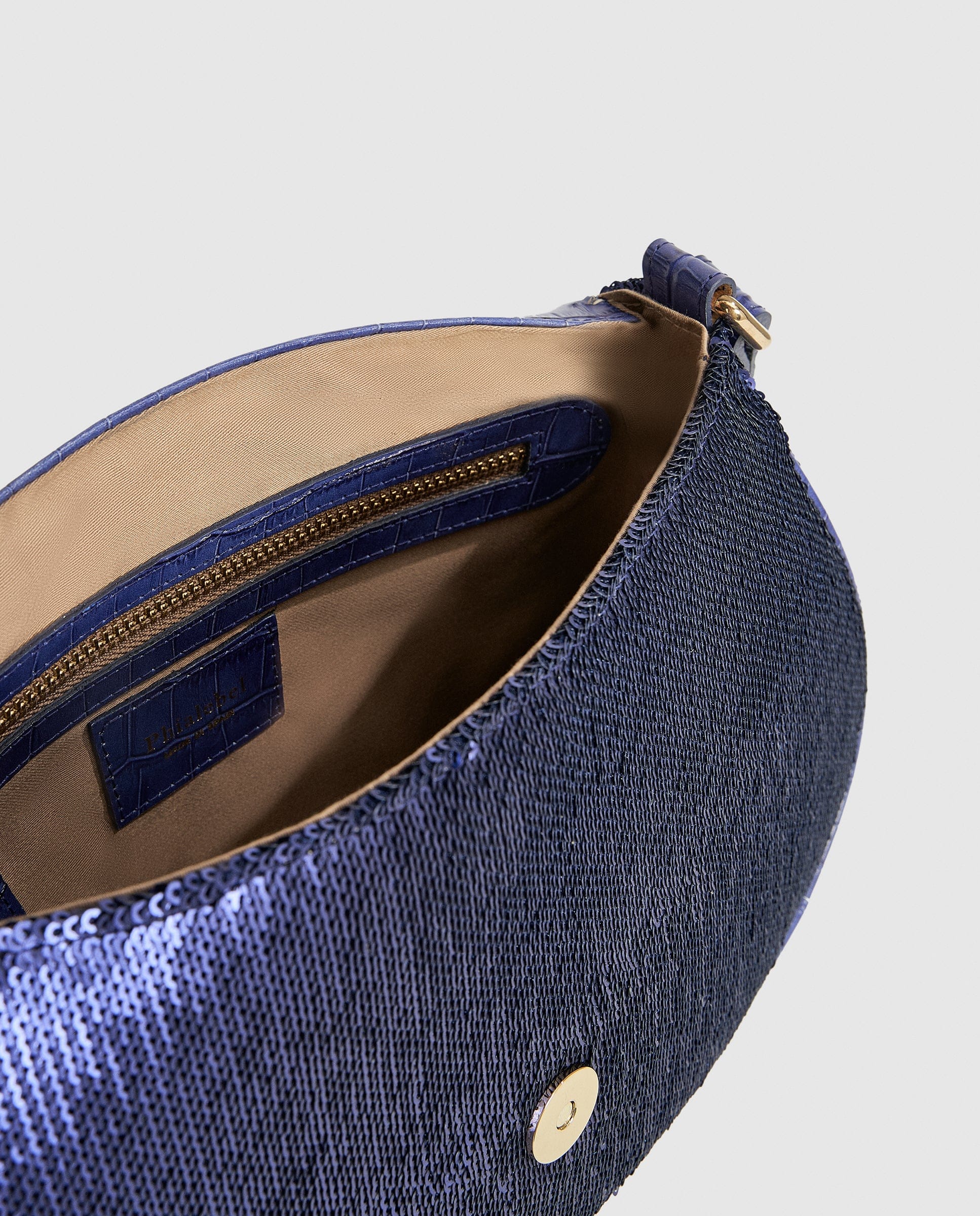 Paula sequins blue made by Phialebel