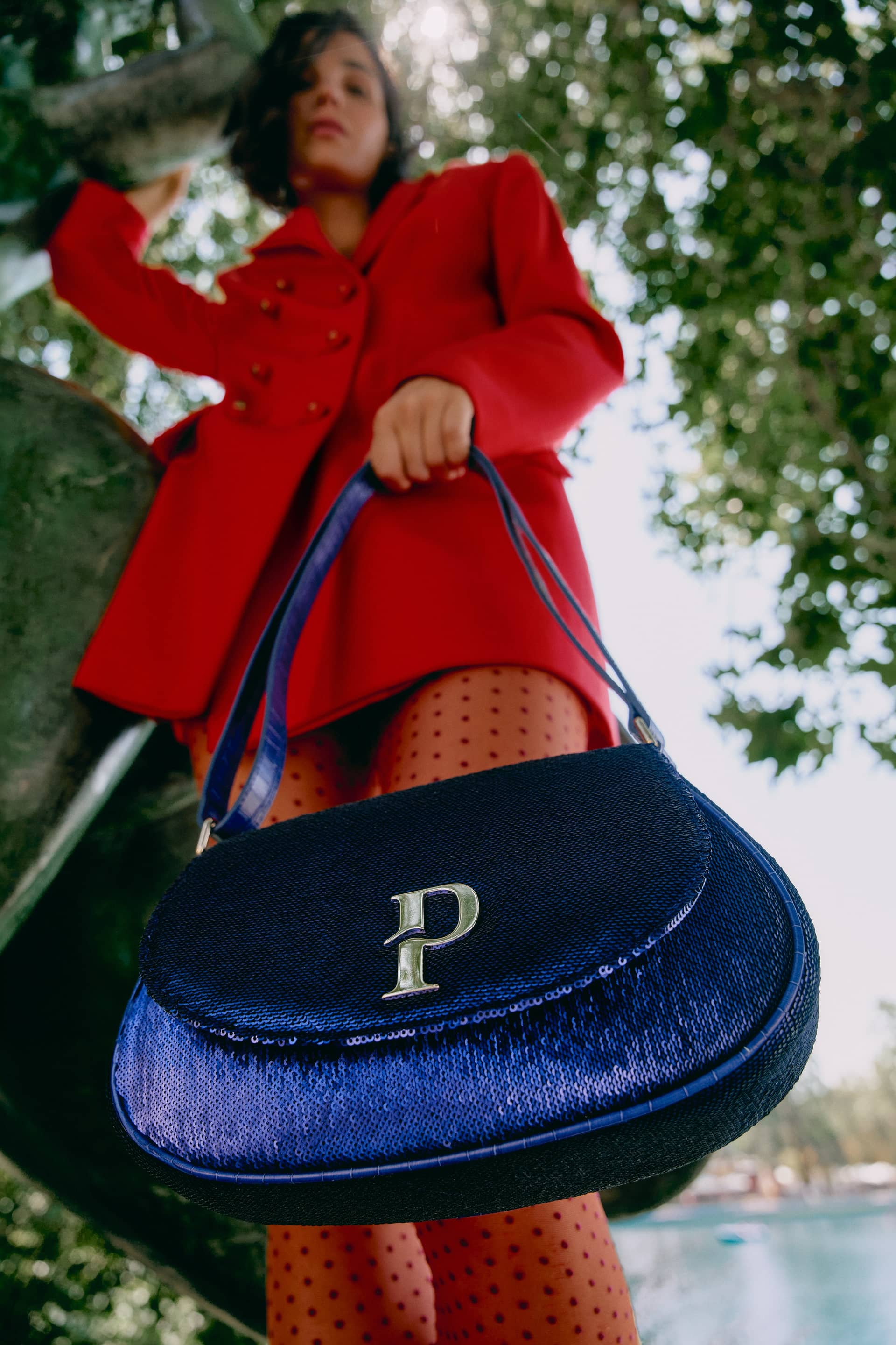 Paula sequins blue made by Phialebel