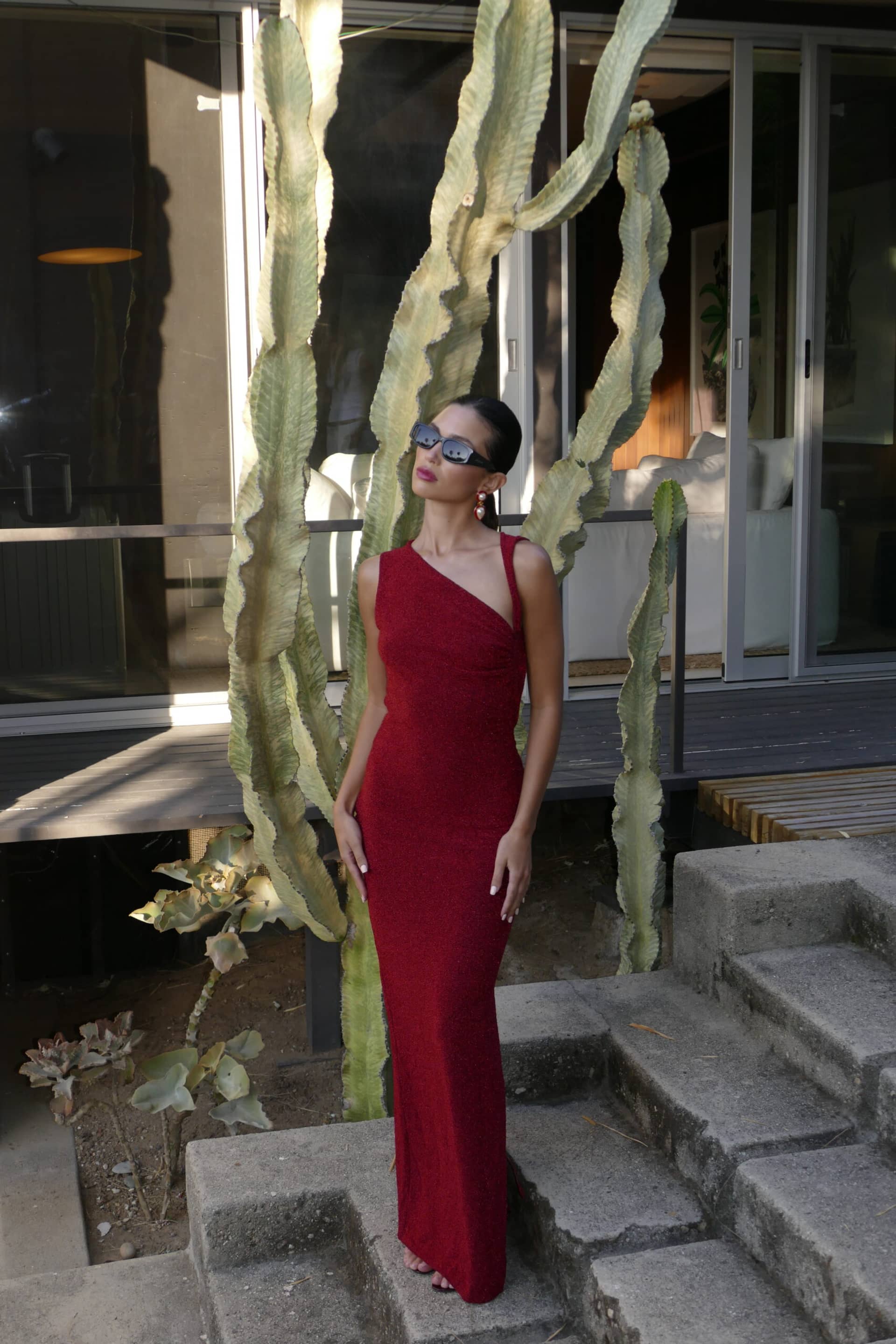 Leti Red Dress made by Solié