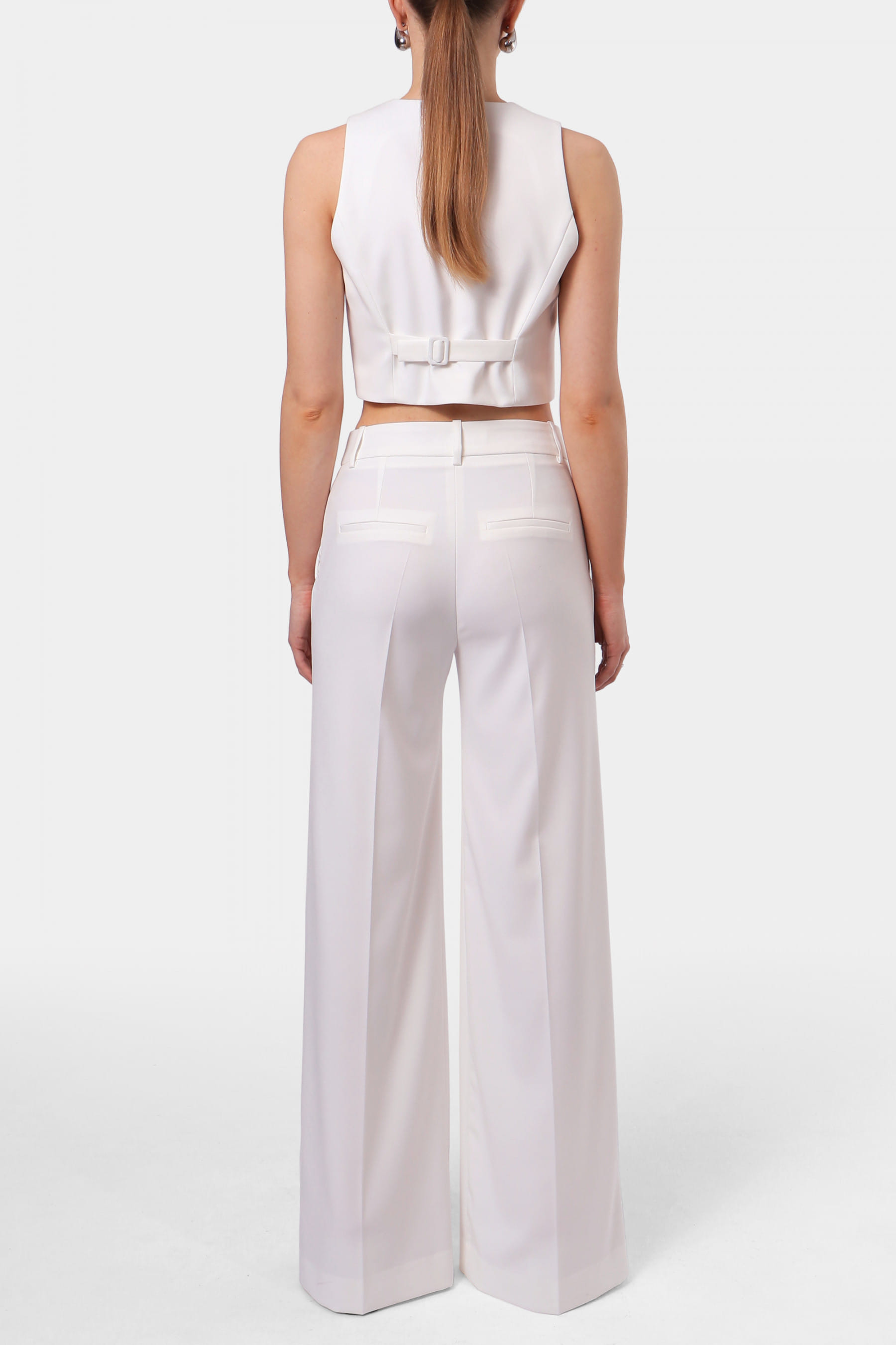 Pants Franzi Off White made by HALEWSKI