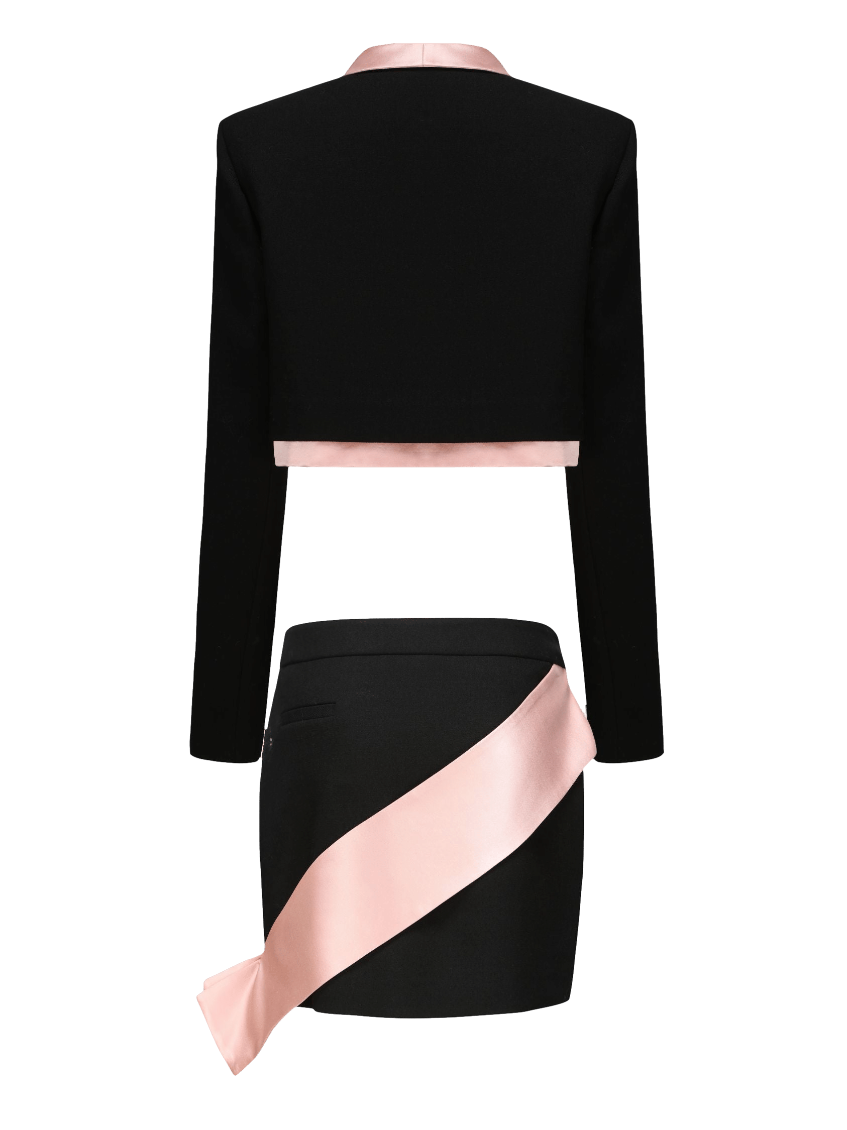 Ella Skirt Suit Set in Black made by Nana Jacqueline