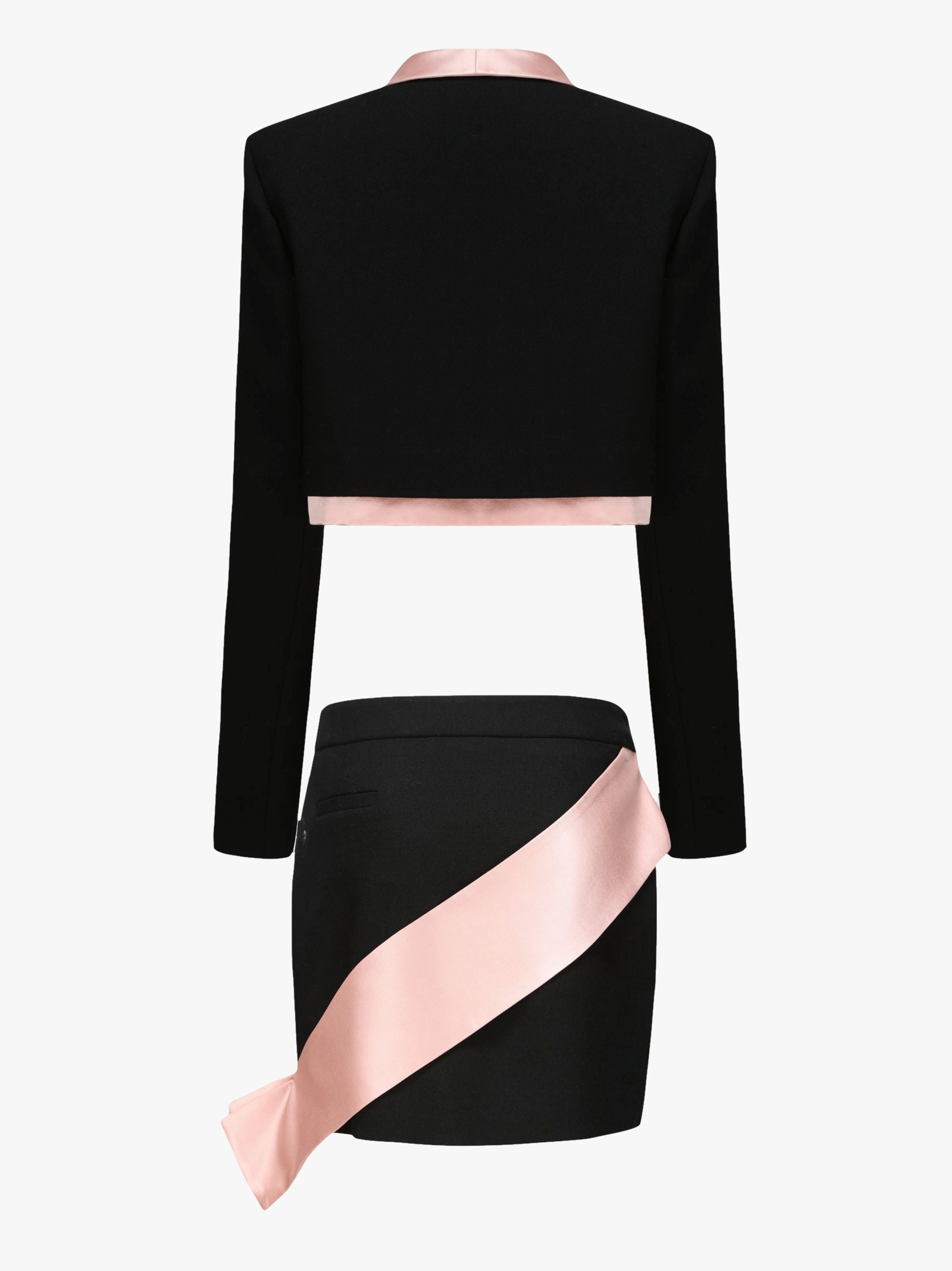 Ella Skirt Suit Set in Black made by Nana Jacqueline