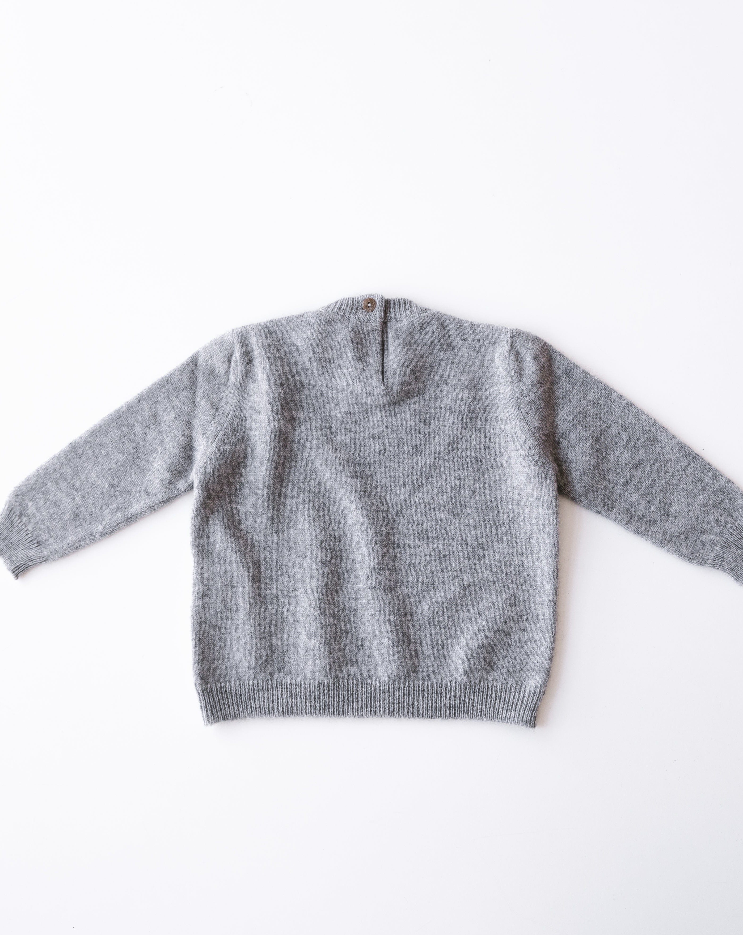 Baby Cashmere Sweater - Heather Grey made by SoLoveAble