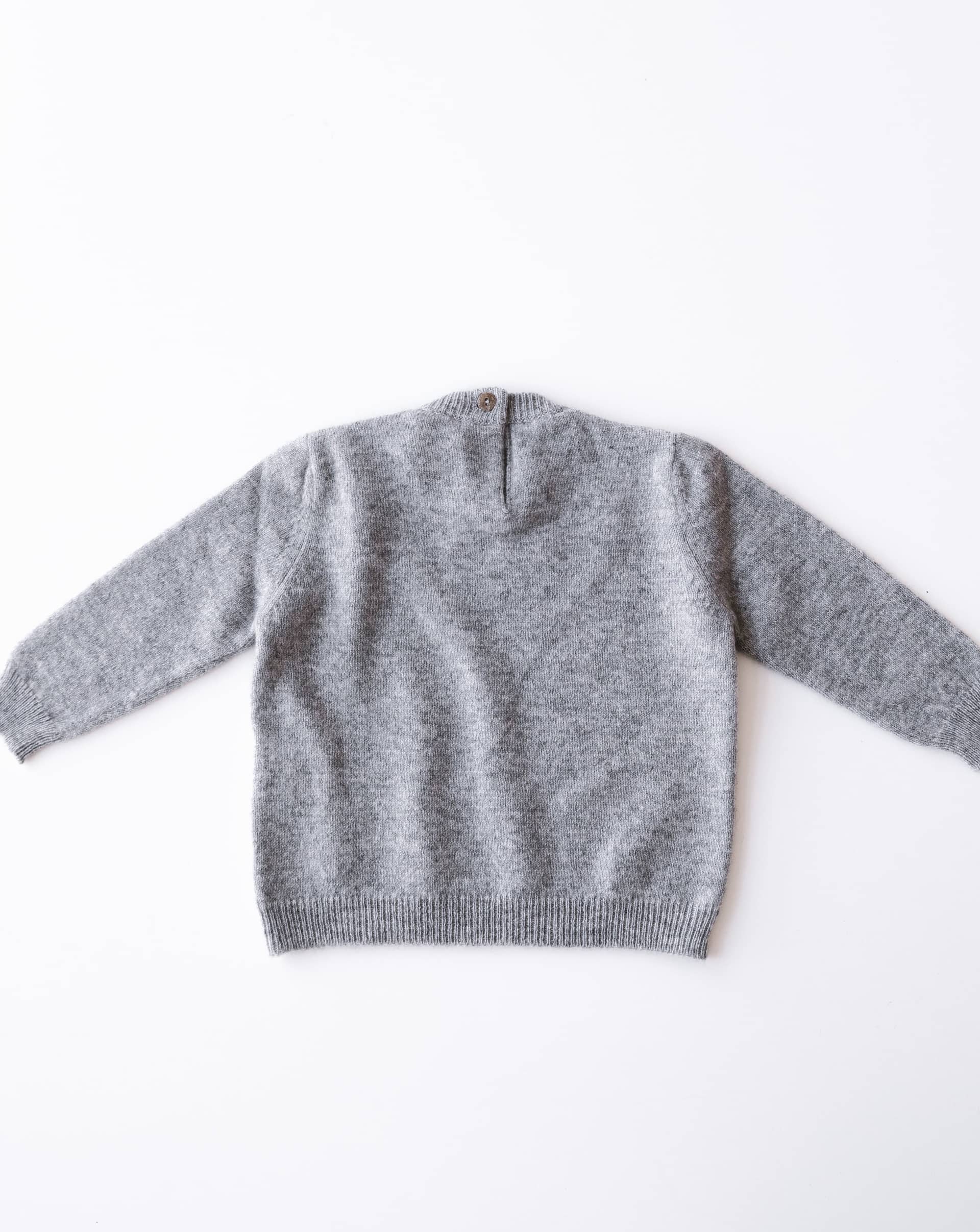 Baby Cashmere Sweater - Heather Grey made by SoLoveAble