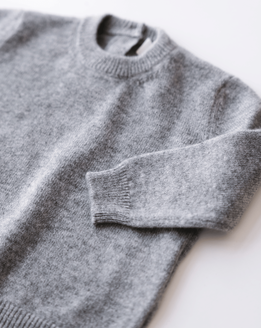 Baby Cashmere Sweater - Heather Grey made by SoLoveAble