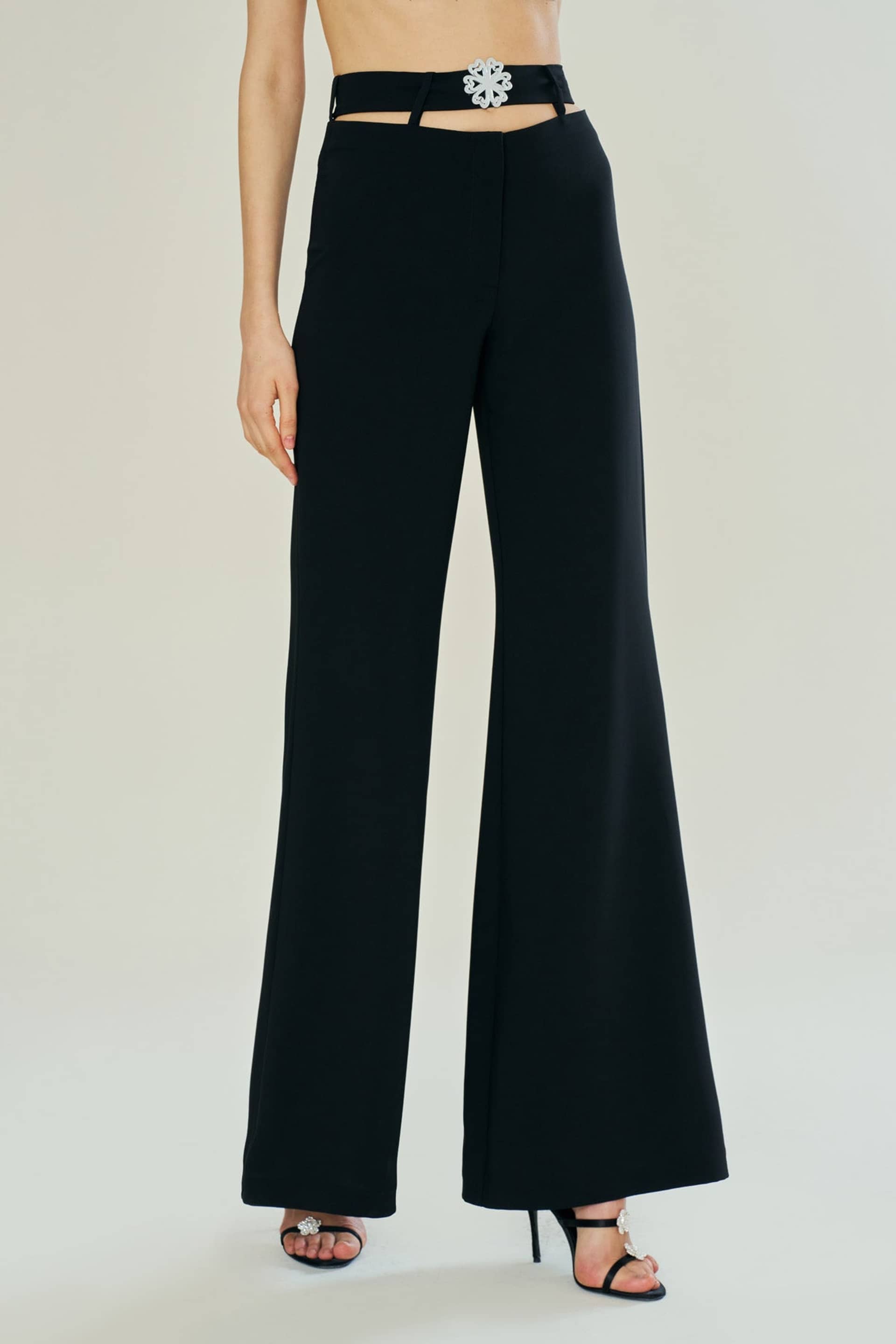 Belle Belted Silhouette Trousers made by Declara