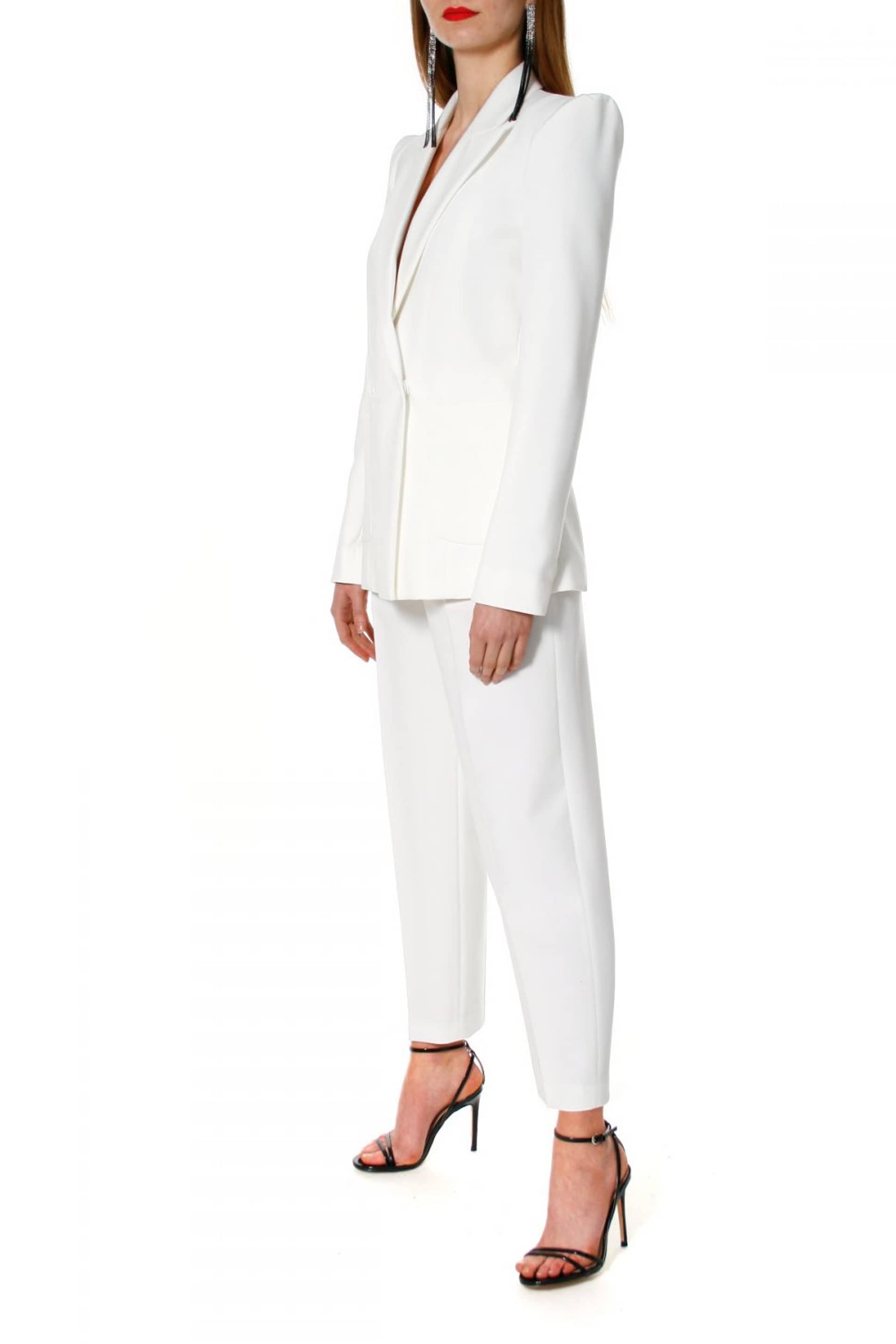 Blazer Samantha Cloud Dancer in White made by HALEWSKI