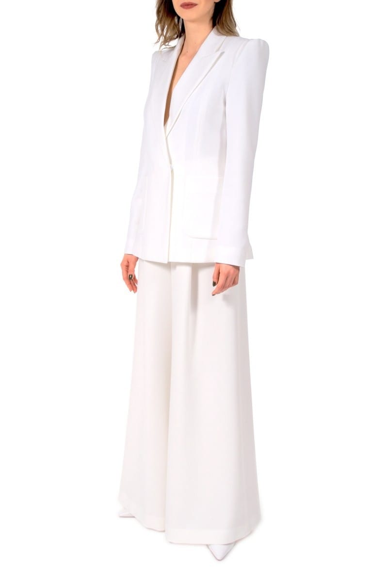 Blazer Samantha Cloud Dancer in White made by HALEWSKI