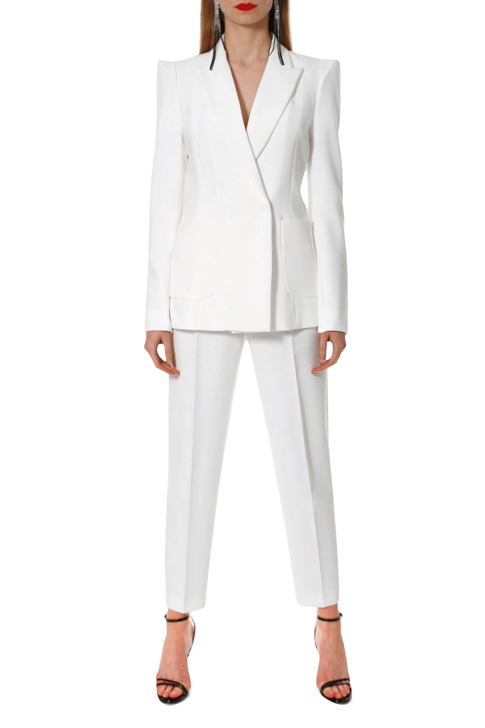 Blazer Samantha Cloud Dancer in White made by HALEWSKI