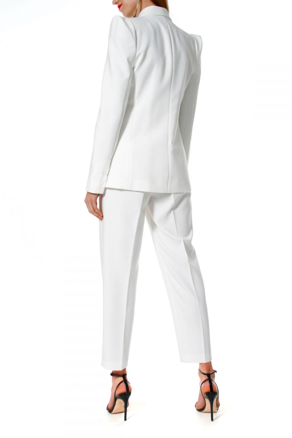 Blazer Samantha Cloud Dancer in White made by HALEWSKI
