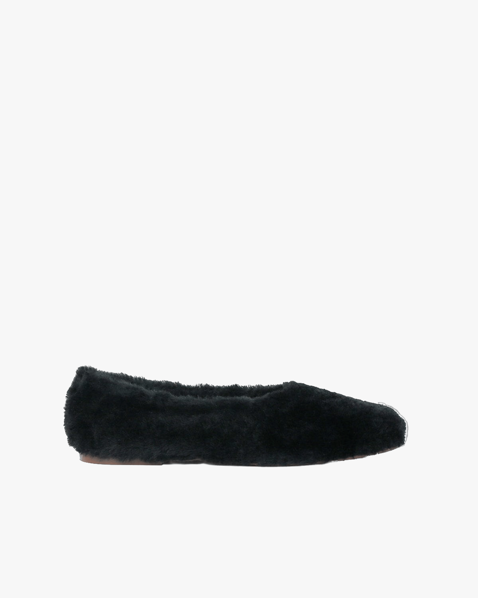 The Foundation Flat - Black Shearling made by ESSEN