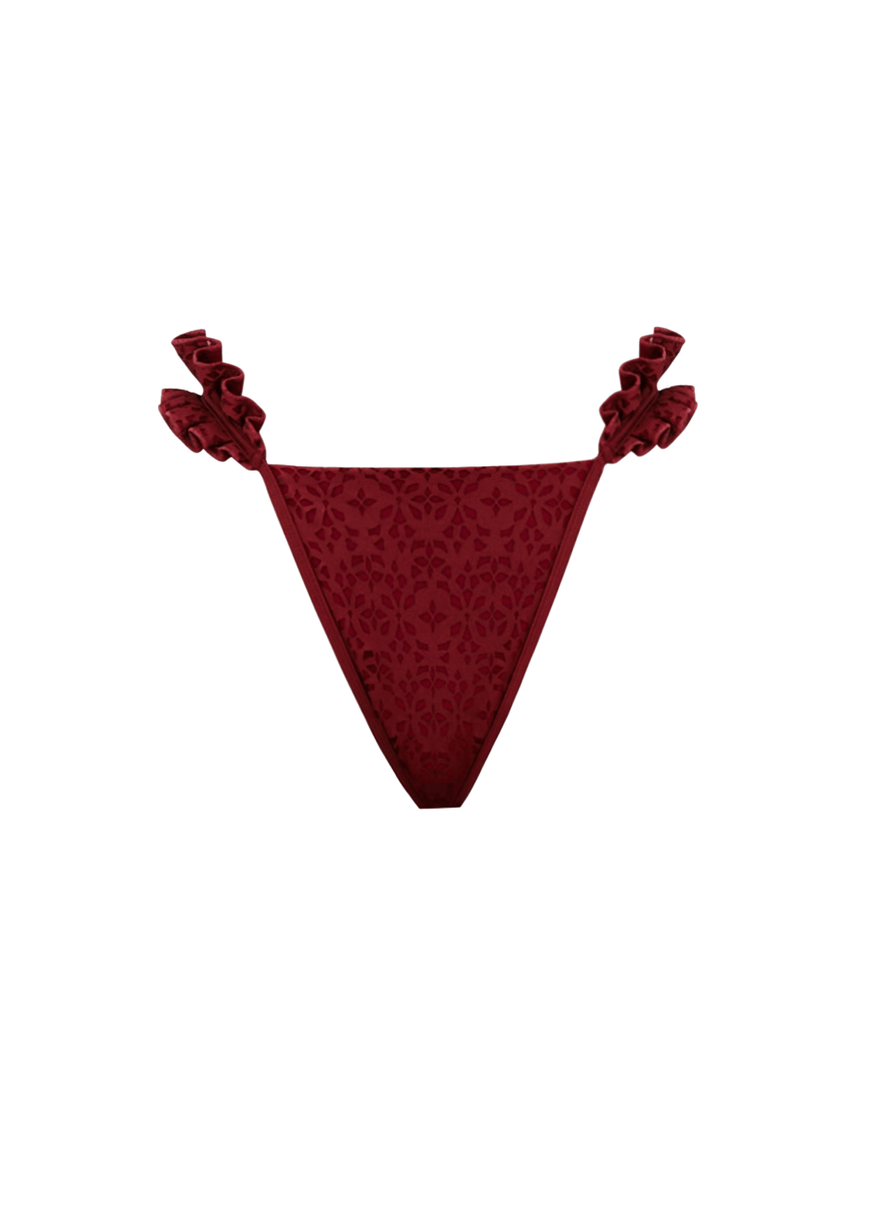 MULAN BIKINI BOTTOM - WINE made by Andrea Iyamah