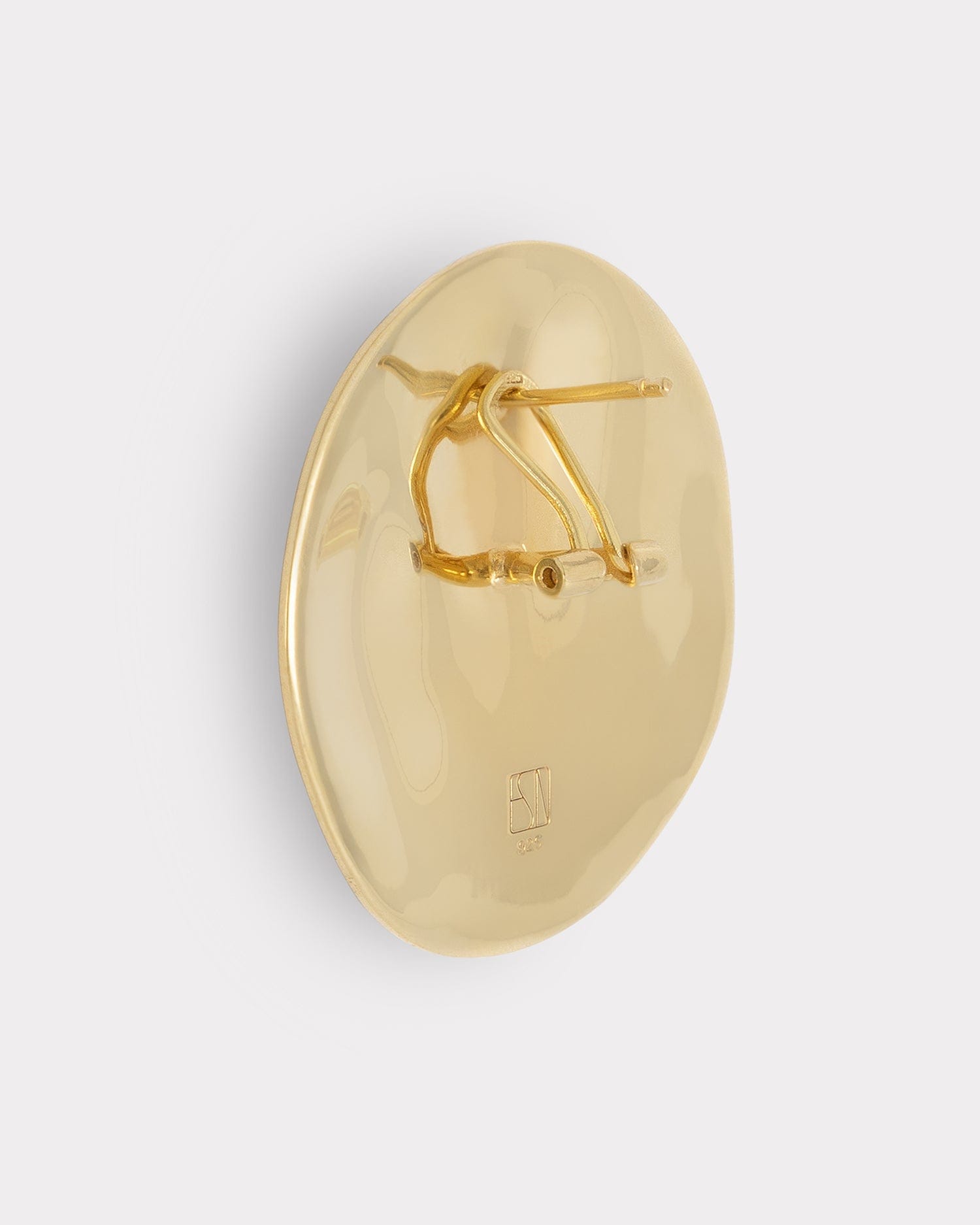 The Disc Earrings - Gold in Gold made by ESSEN