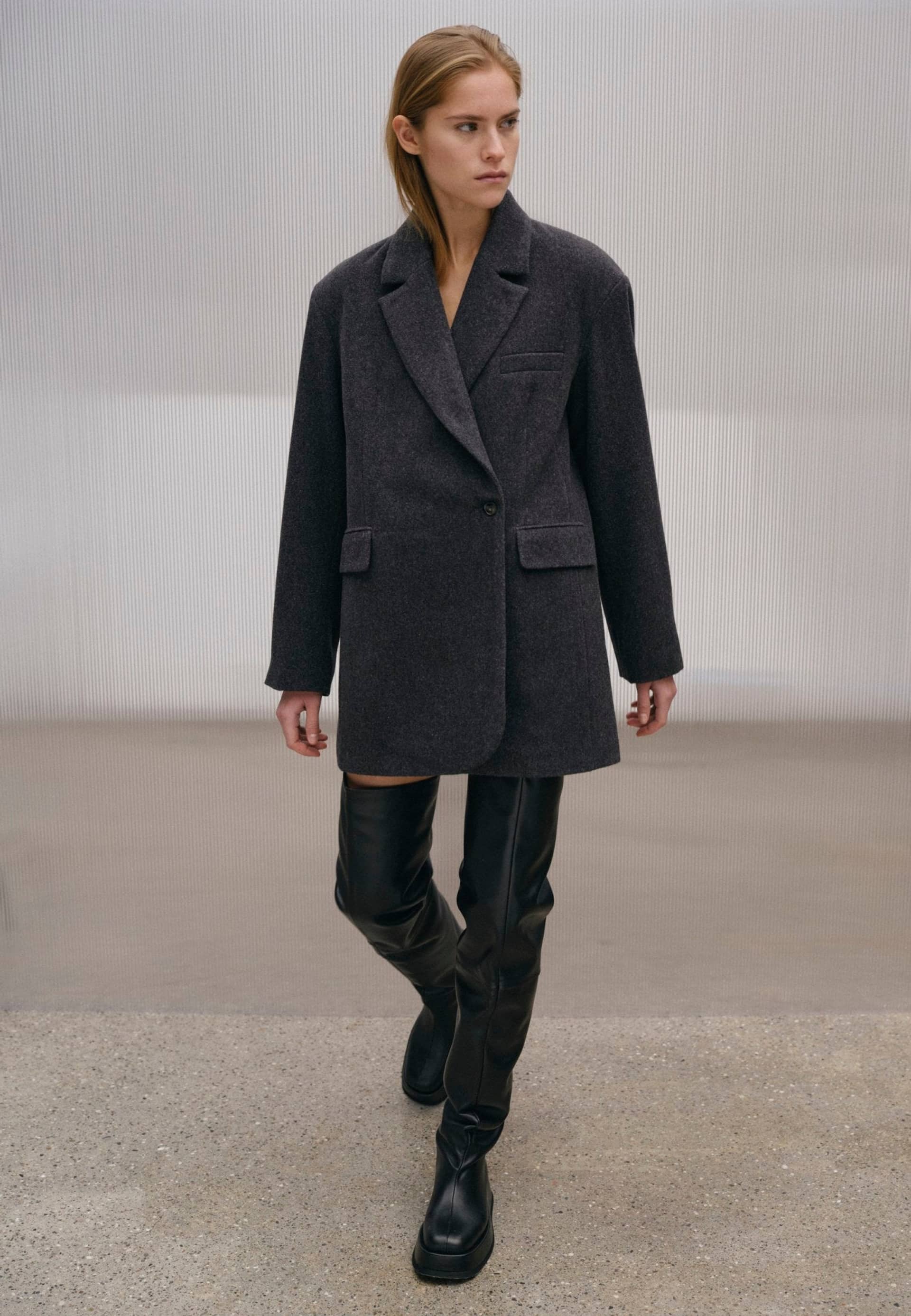 Wilma Coat - Grey made by HERSKIND