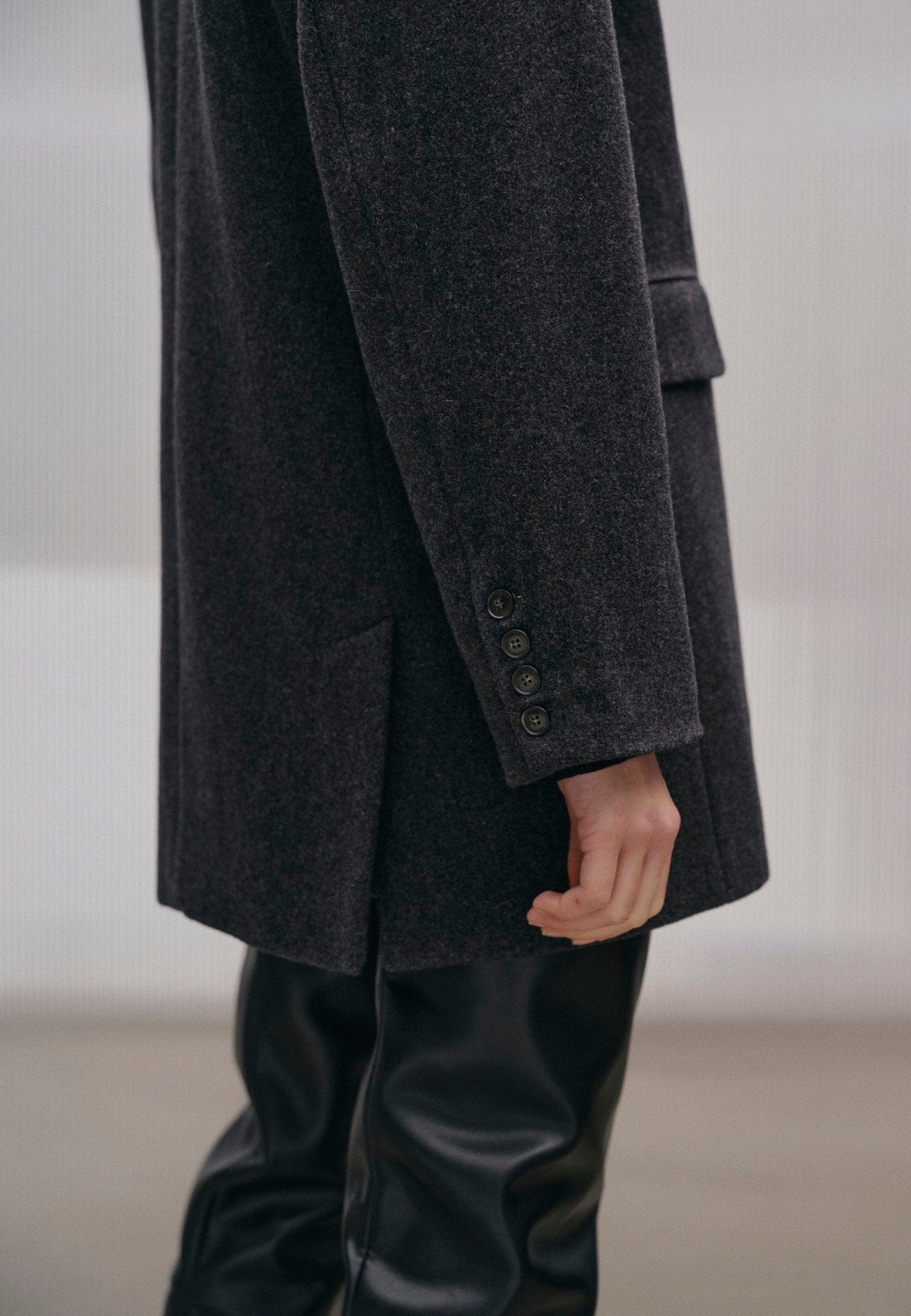 Wilma  Coat - Grey made by HERSKIND