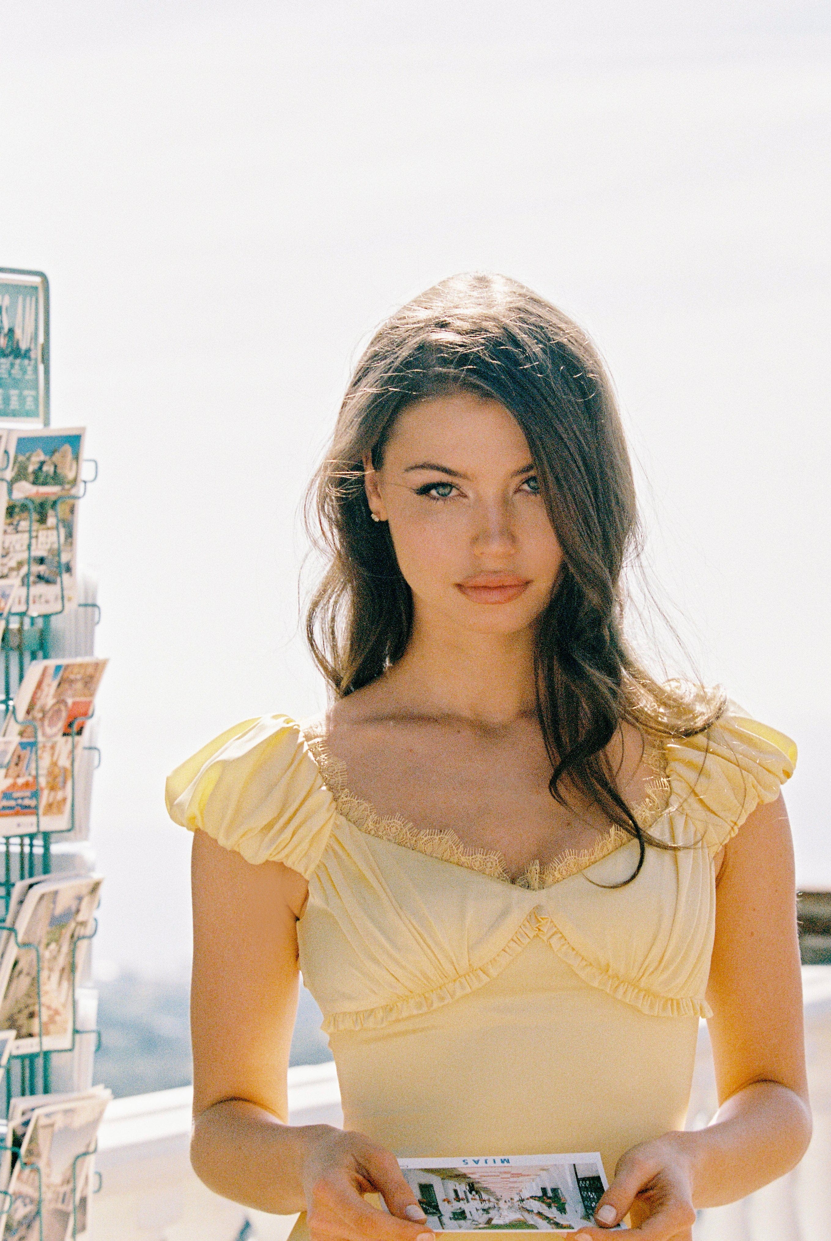 Elara Dress (Yellow) made by Nana Jacqueline