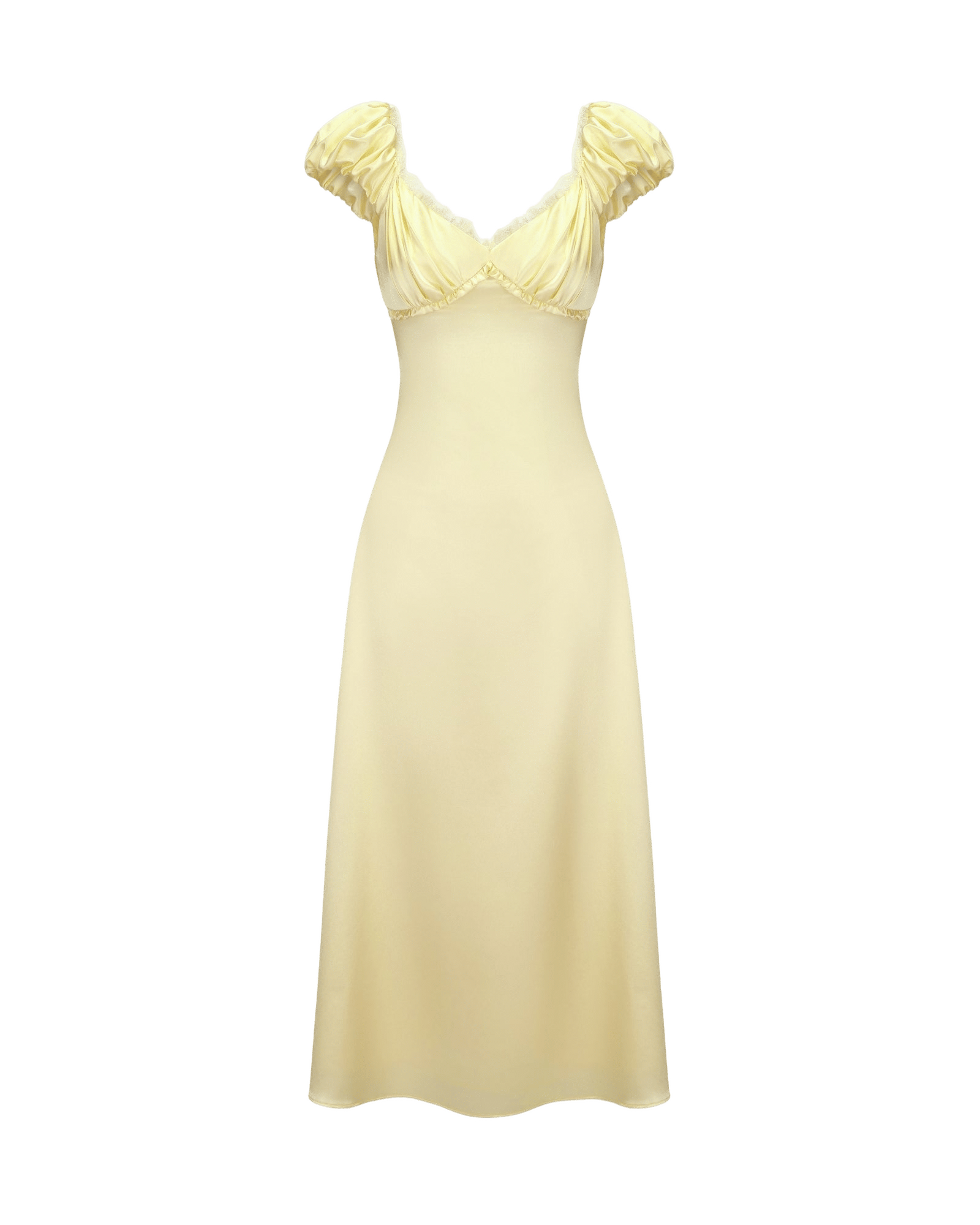 Elara Dress (Yellow) made by Nana Jacqueline