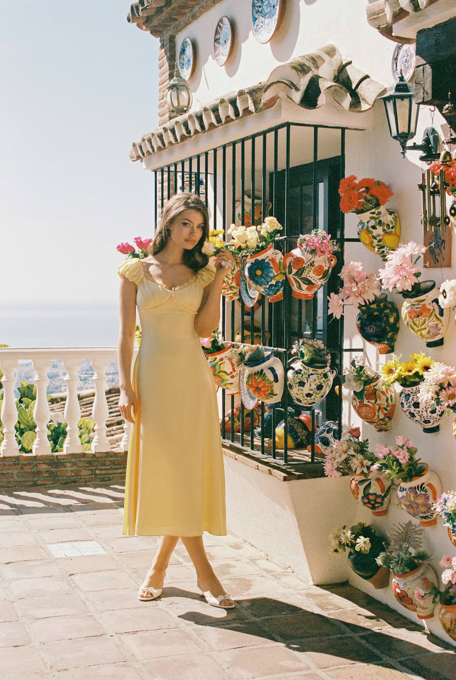 Elara Dress (Yellow) made by Nana Jacqueline