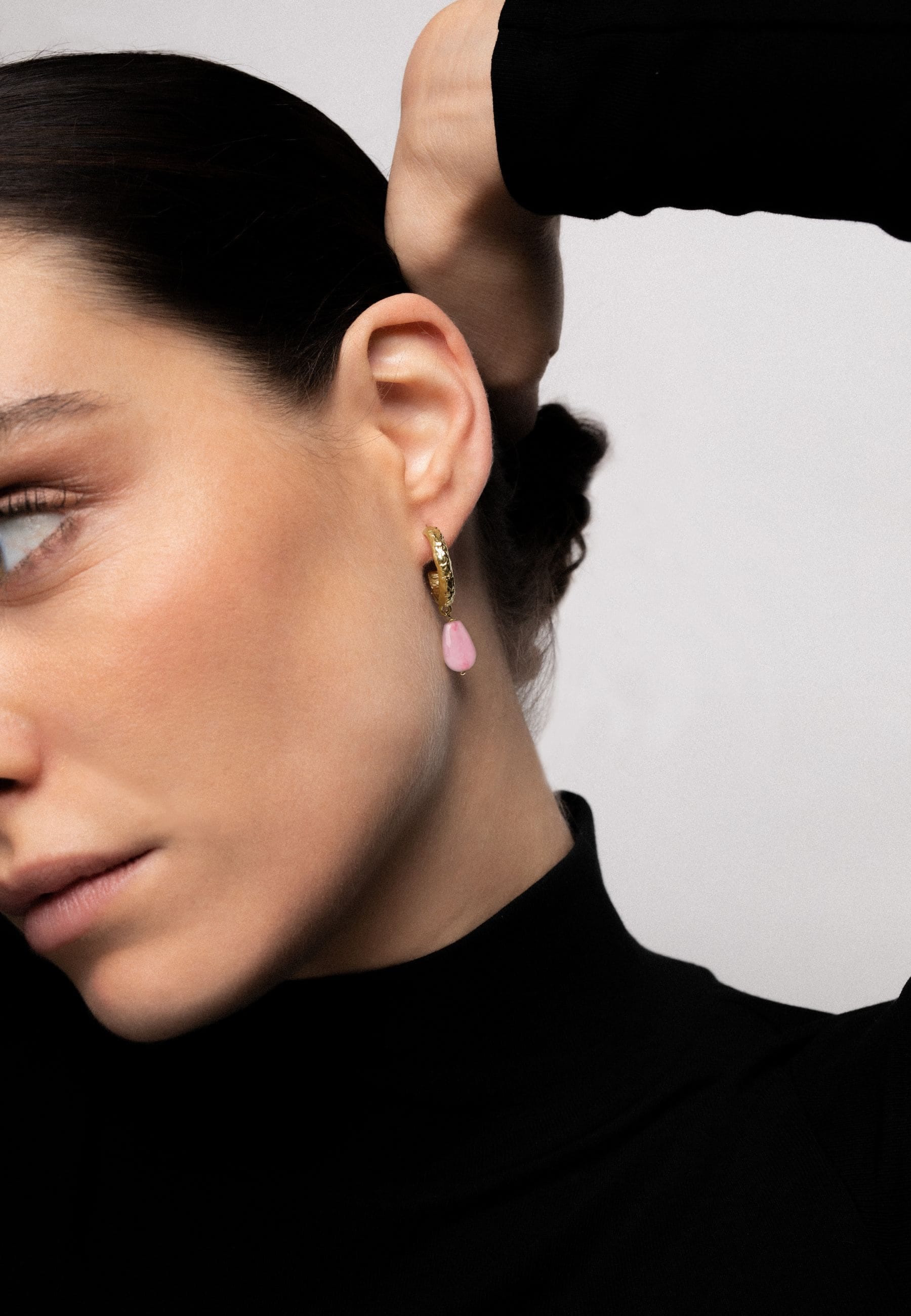 Aros Sadie Rosa made by Lavani Jewels