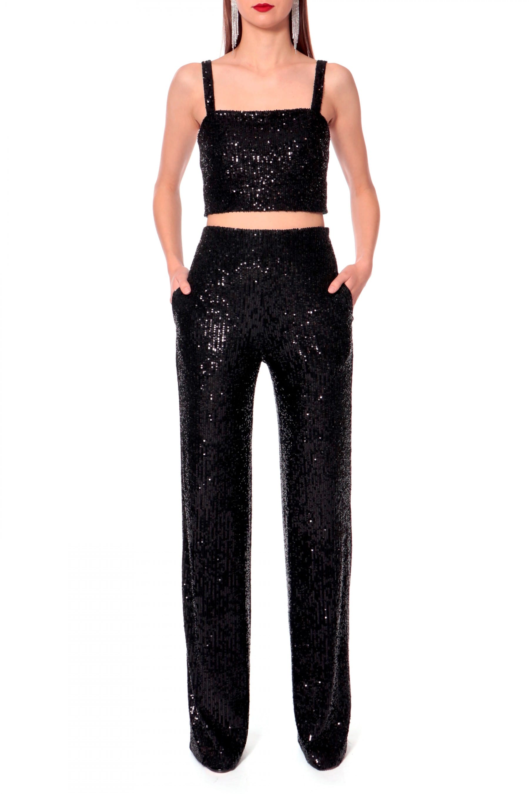 Pants Luca Obsidian Black made by HALEWSKI