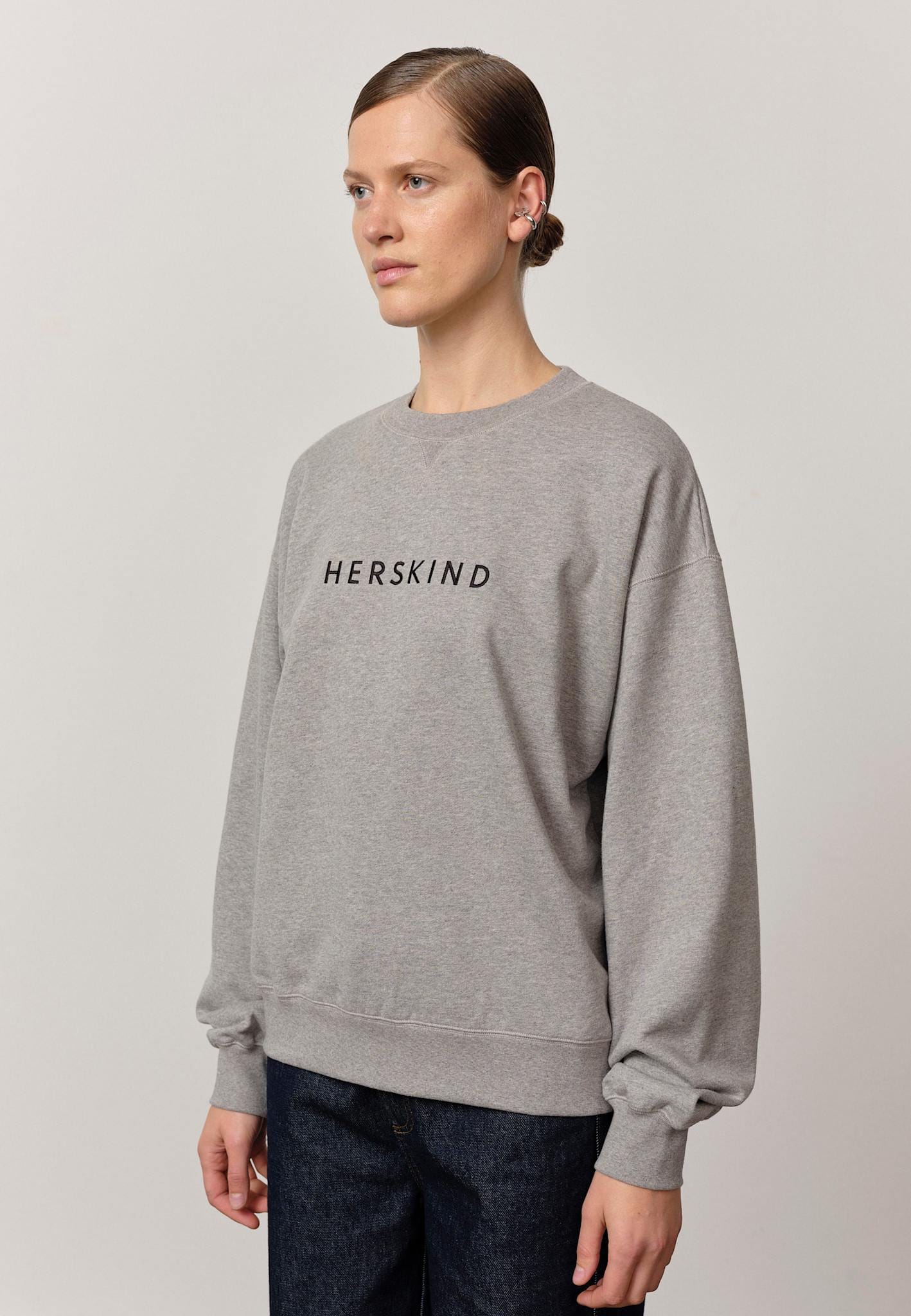 Lizette Blouse - Grey Melange made by HERSKIND