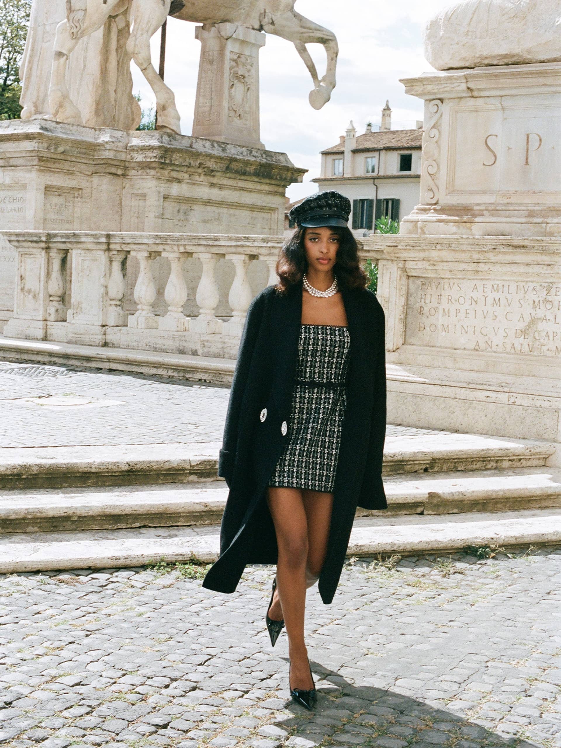 Talia Tweed Dress made by Nana Jacqueline