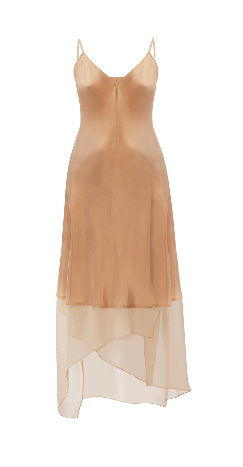 Strap Dress Elongated - Beige made by Gemme Collective
