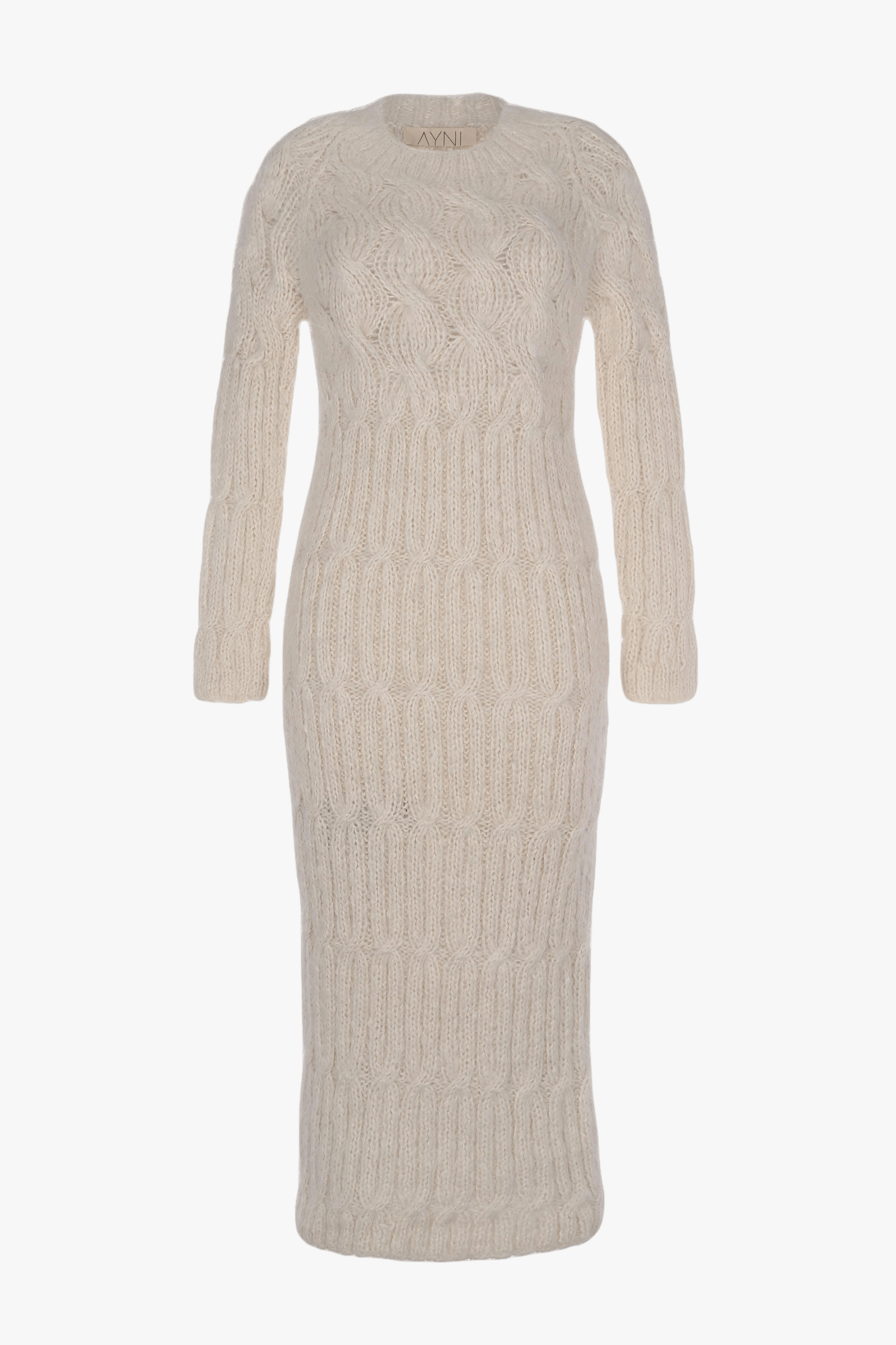 KALI Dress in Beige made by AYNI