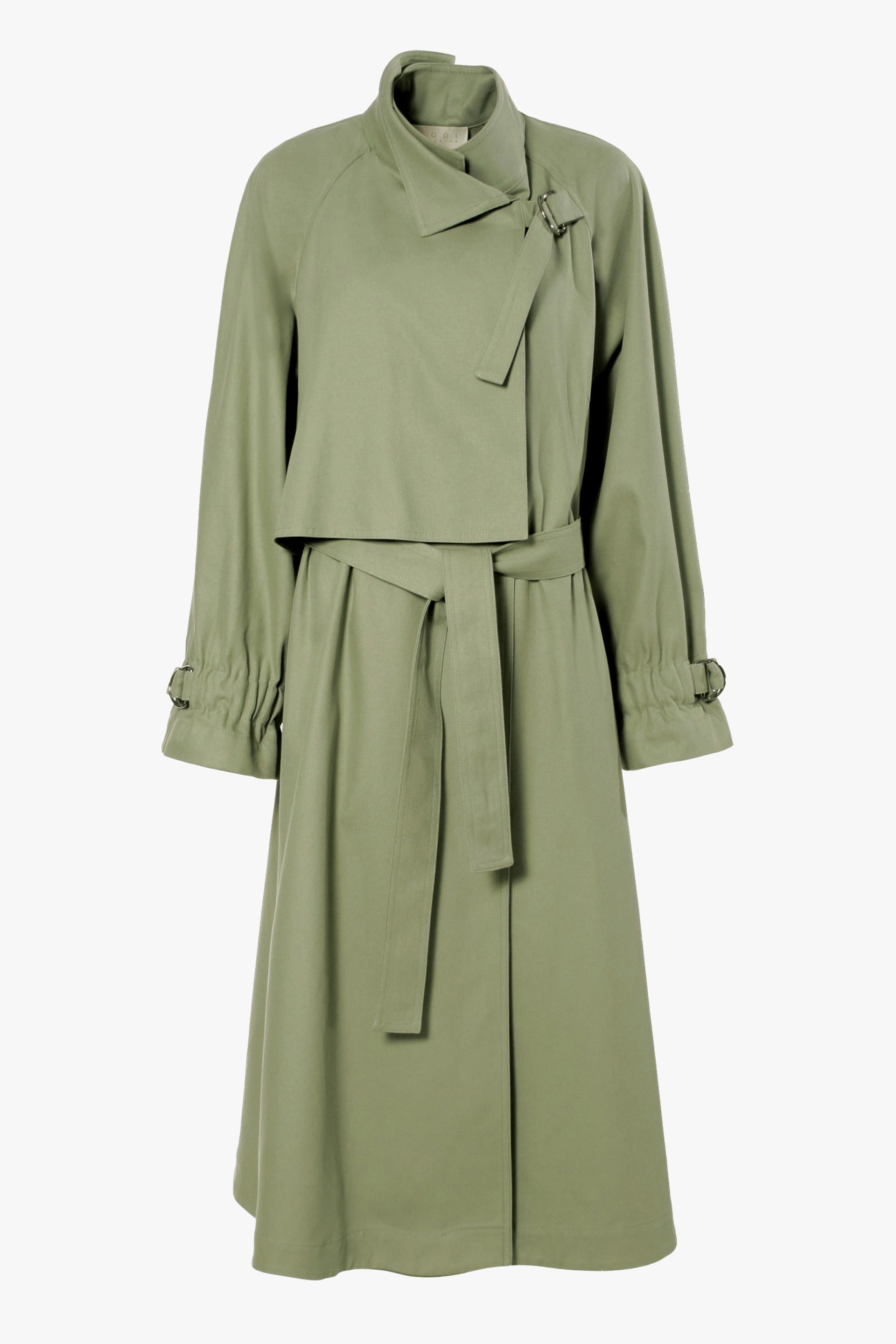 Trench Rosemary Sage Green made by HALEWSKI