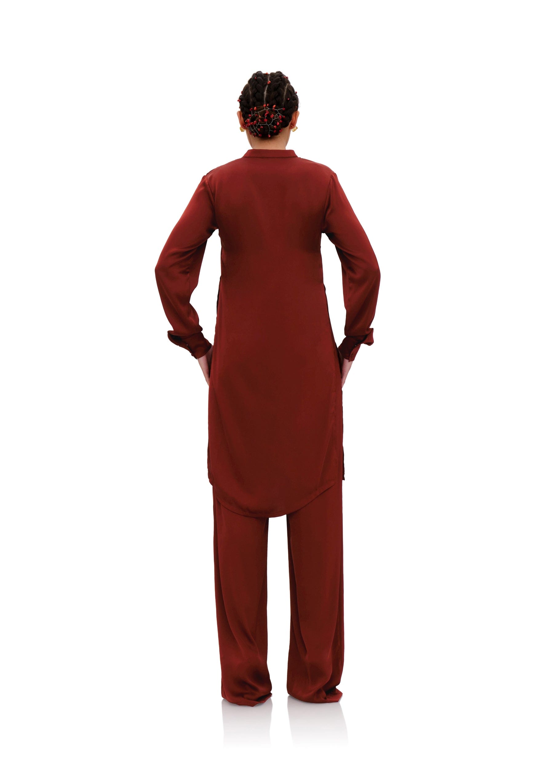 UCHI TUNIC - CHOCOLATE made by Andrea Iyamah