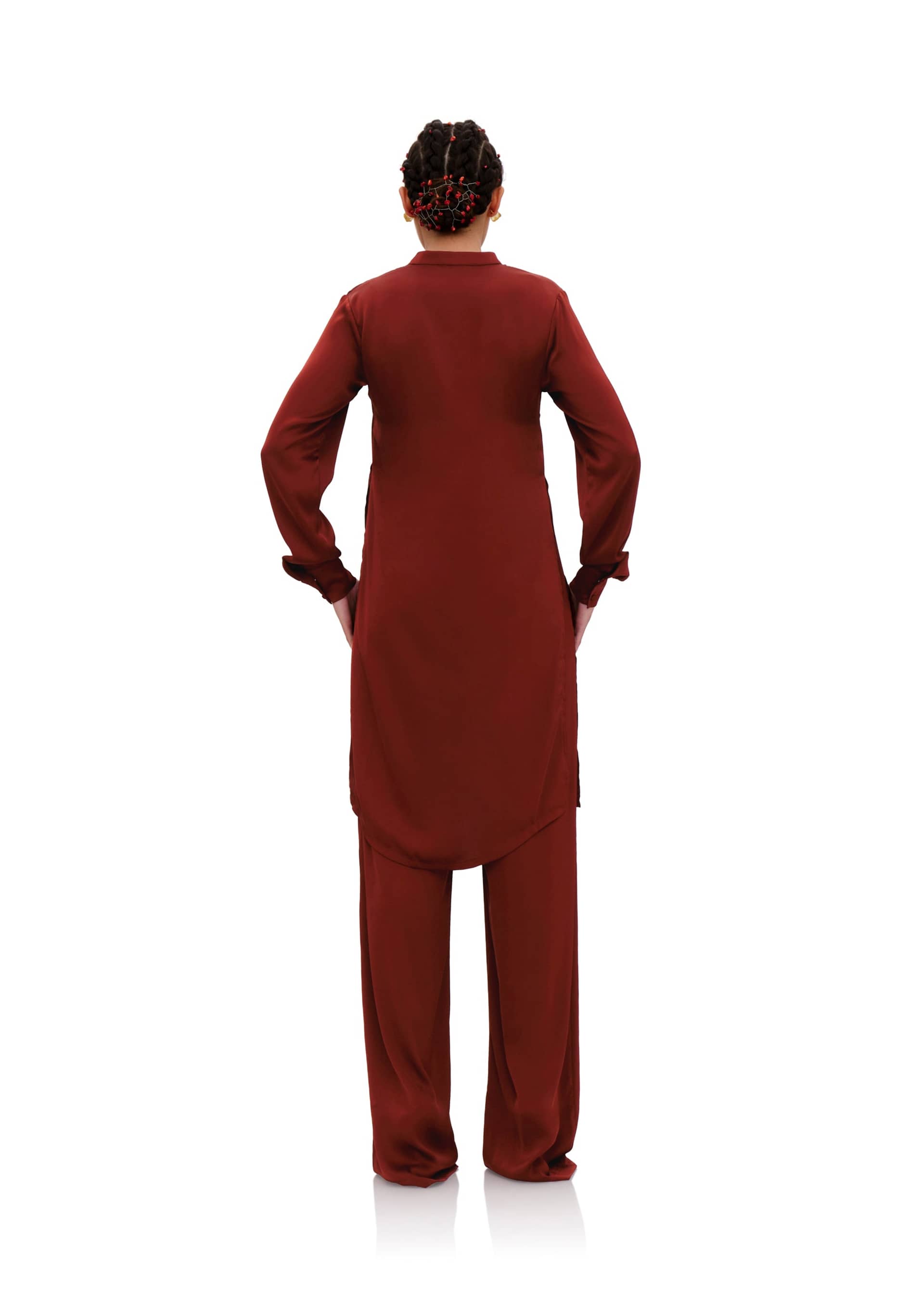 UCHI TUNIC - CHOCOLATE made by Andrea Iyamah