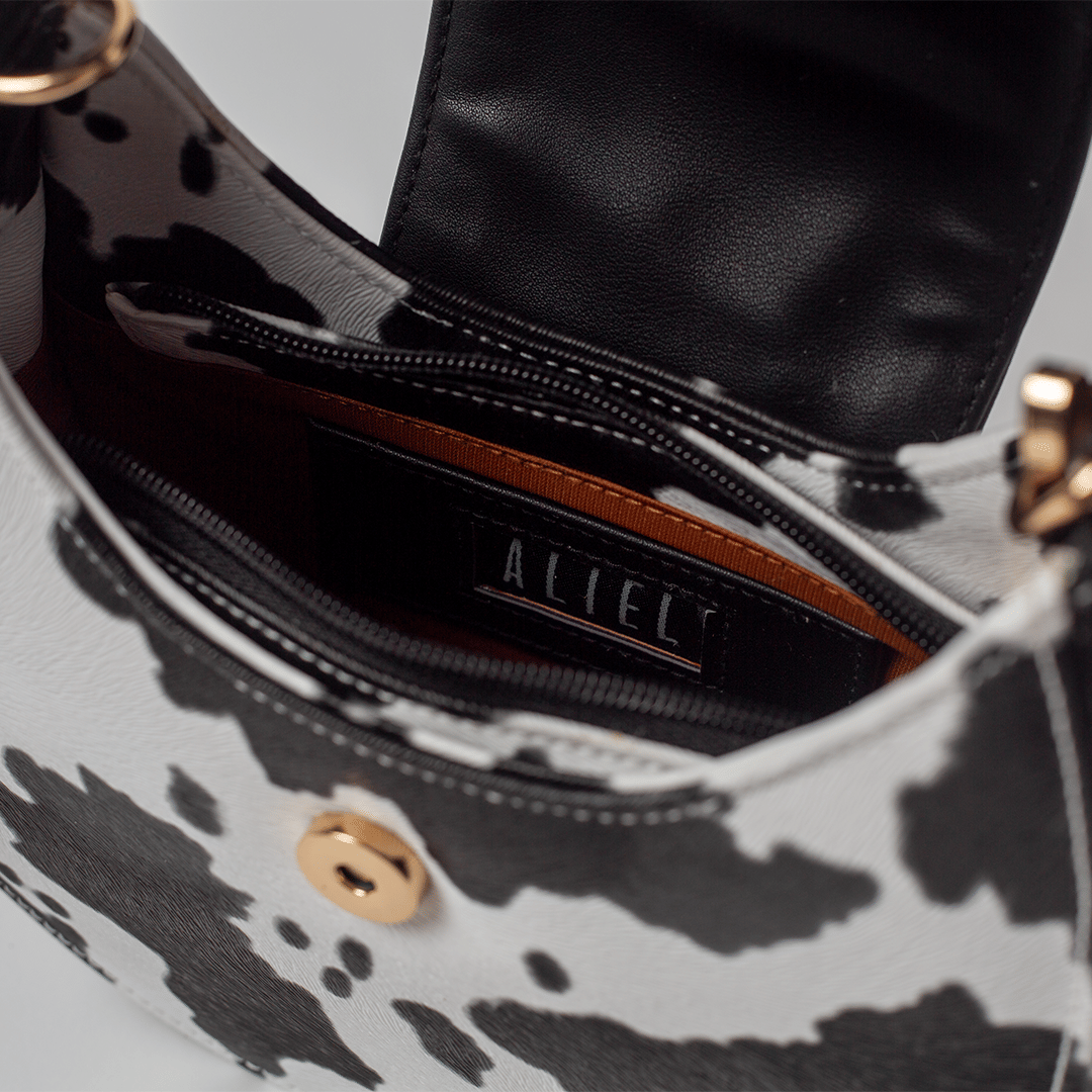 Mow - Black - Halfmoon bag made by ALIEL