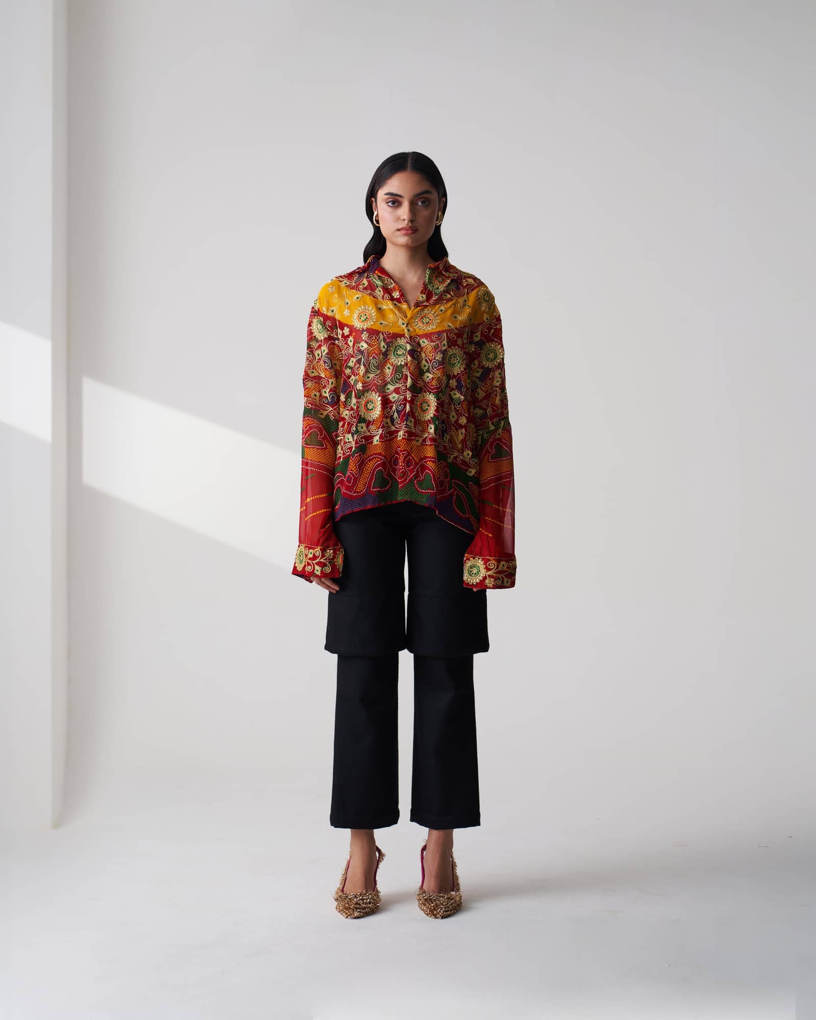 Wool Blend Double Trousers made by Szabo Sihag