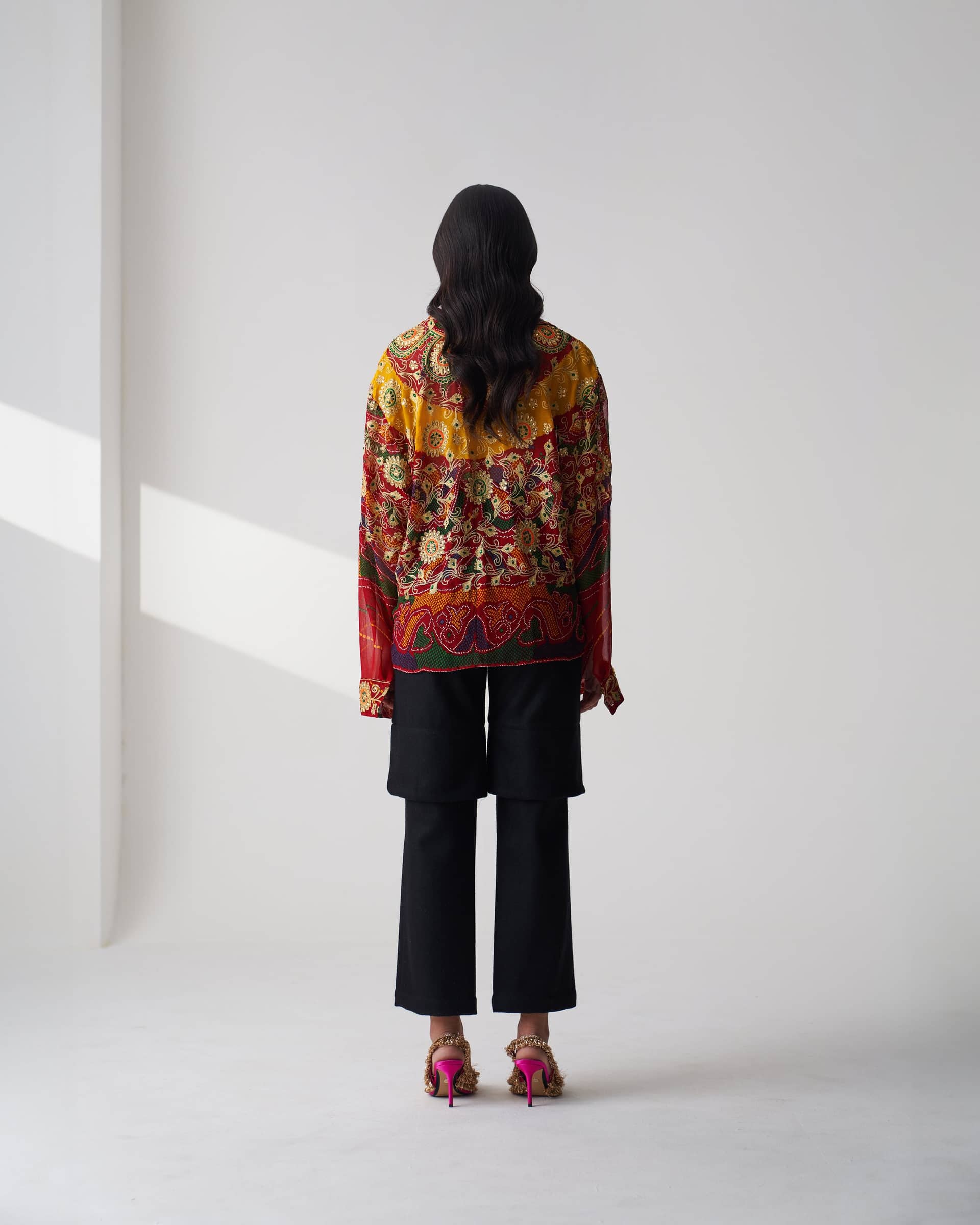 Wool Blend Double Trousers made by Szabo Sihag