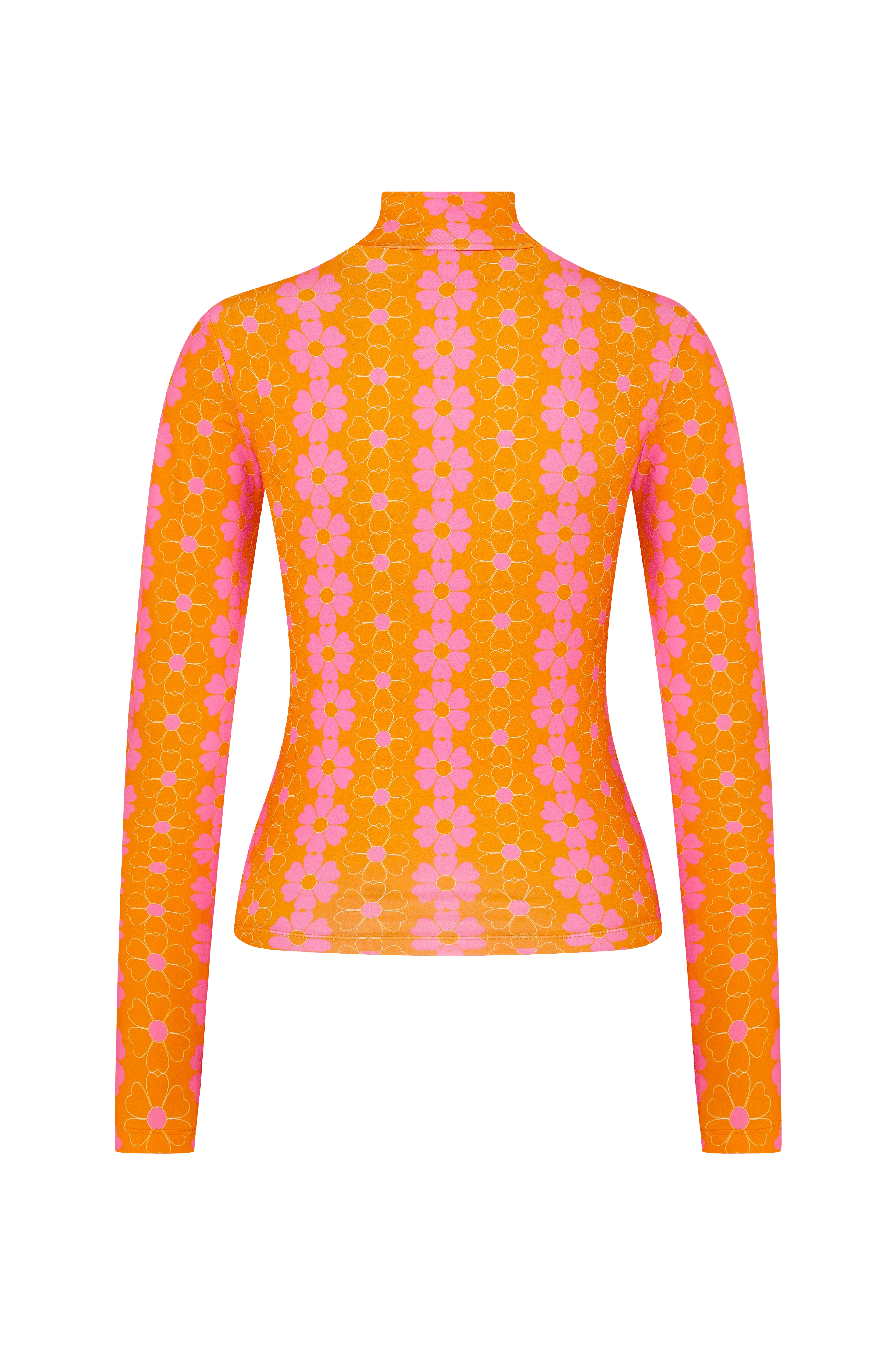 Blooming Sunset Orange Top made by Declara