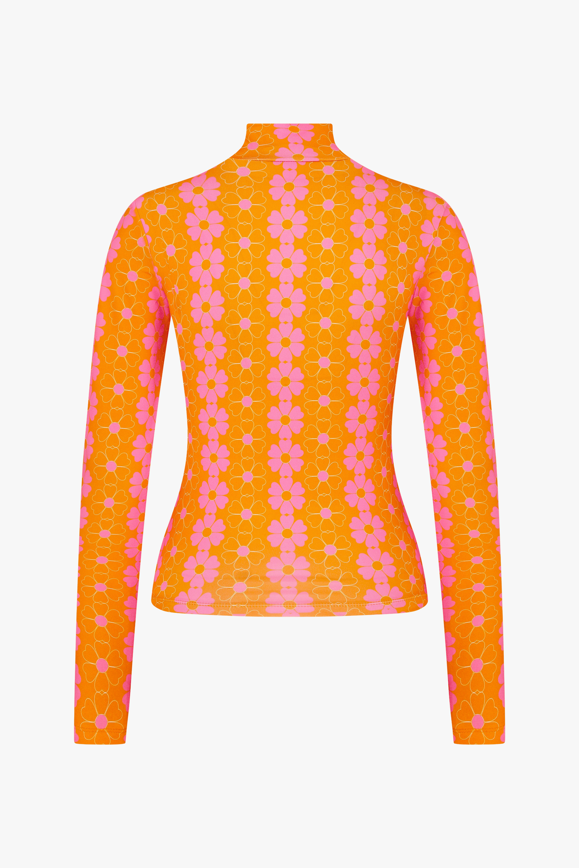 Blooming Sunset Orange Top made by Declara