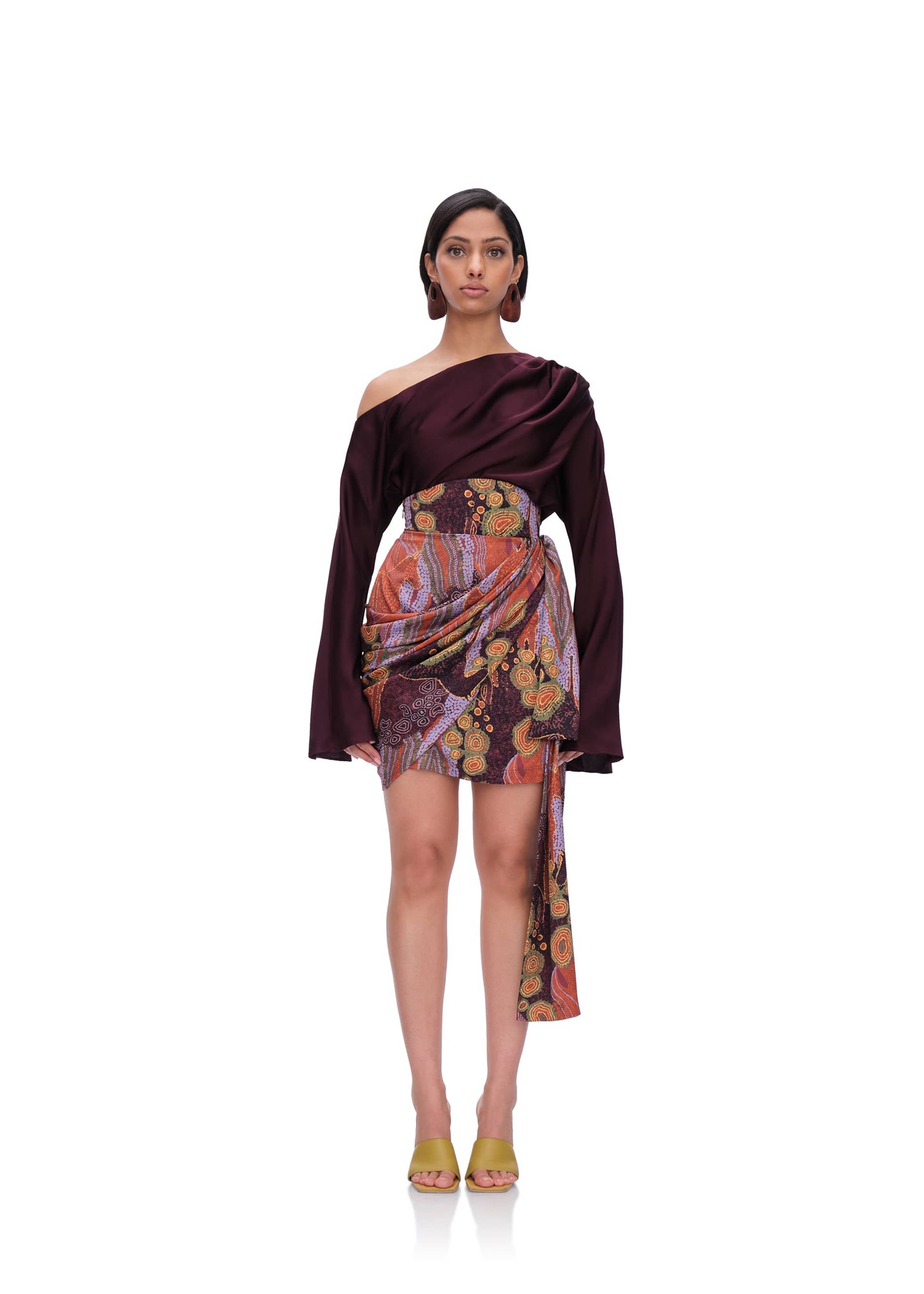 MATI BODYSUIT - BERRY made by Andrea Iyamah