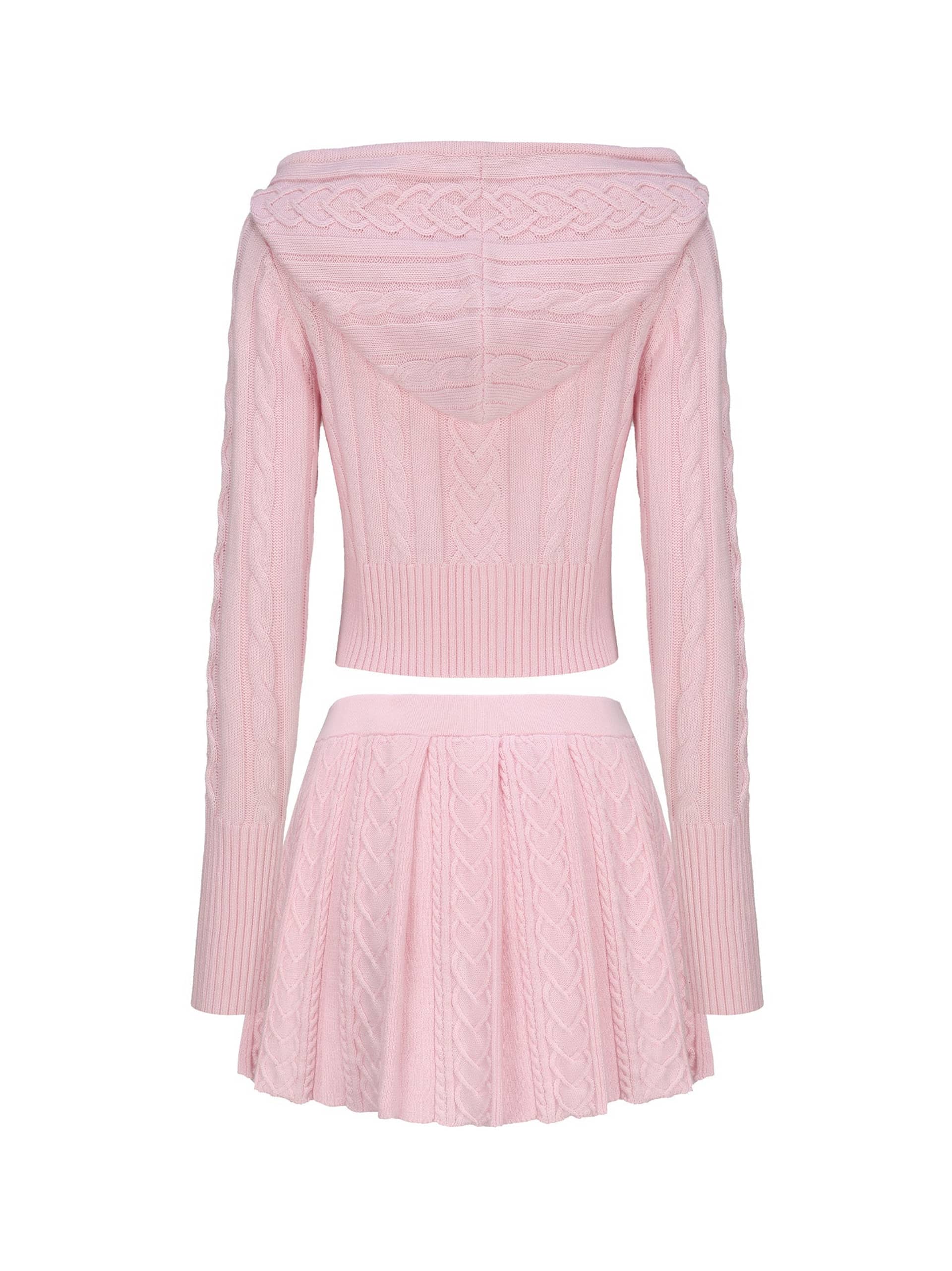 Jailina Knit Set (Pink) made by Nana Jacqueline