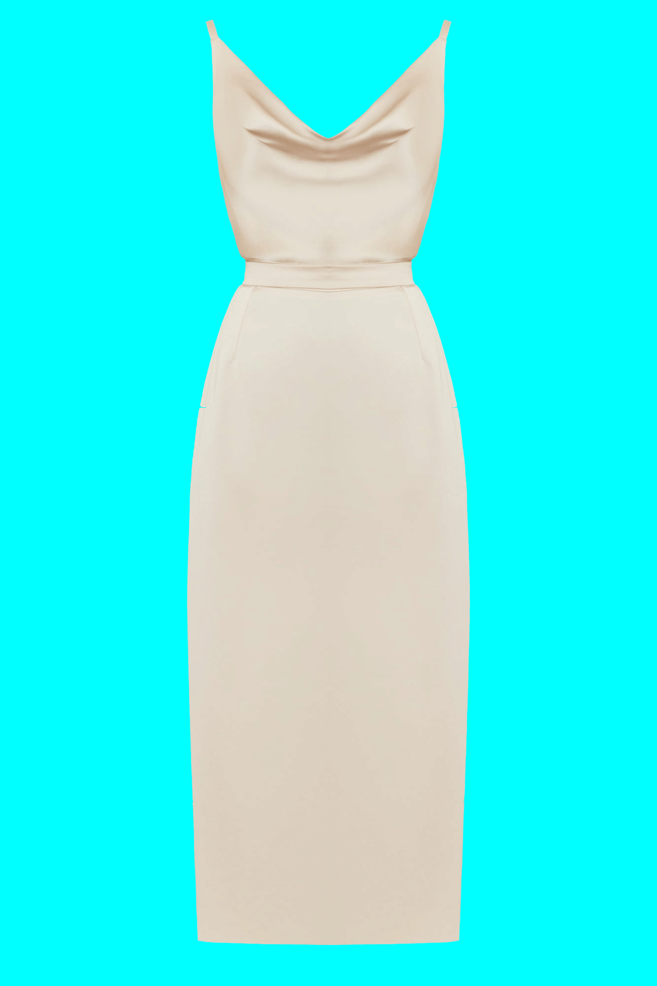 kamea red satin cocktail midi dress product info and reviews Lake Como Fitted Bodice Cami Strap Midi Dress Cherry